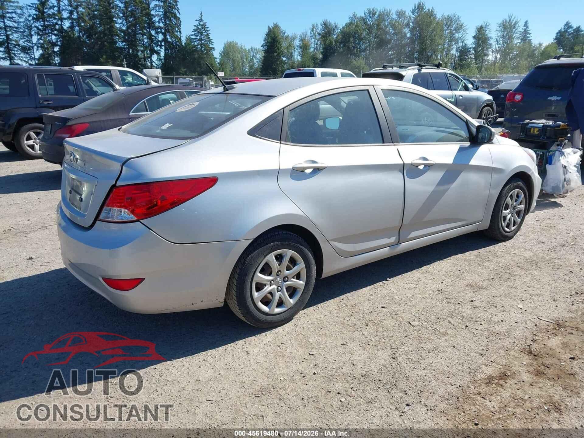 HYUNDAI ACCENT 2013 - KMHCT4AE9DU366930
