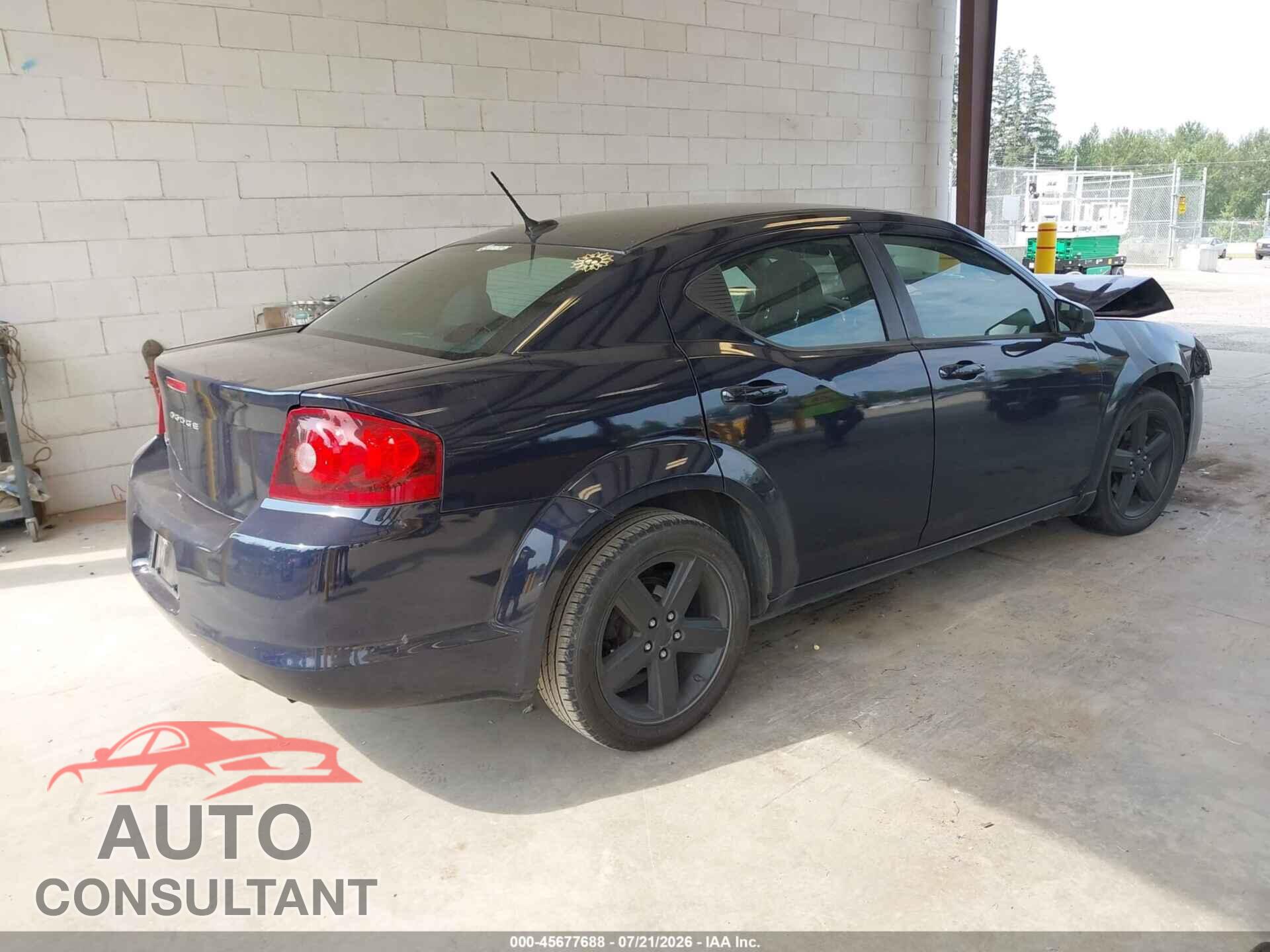 DODGE AVENGER 2013 - 1C3CDZAB4DN708125