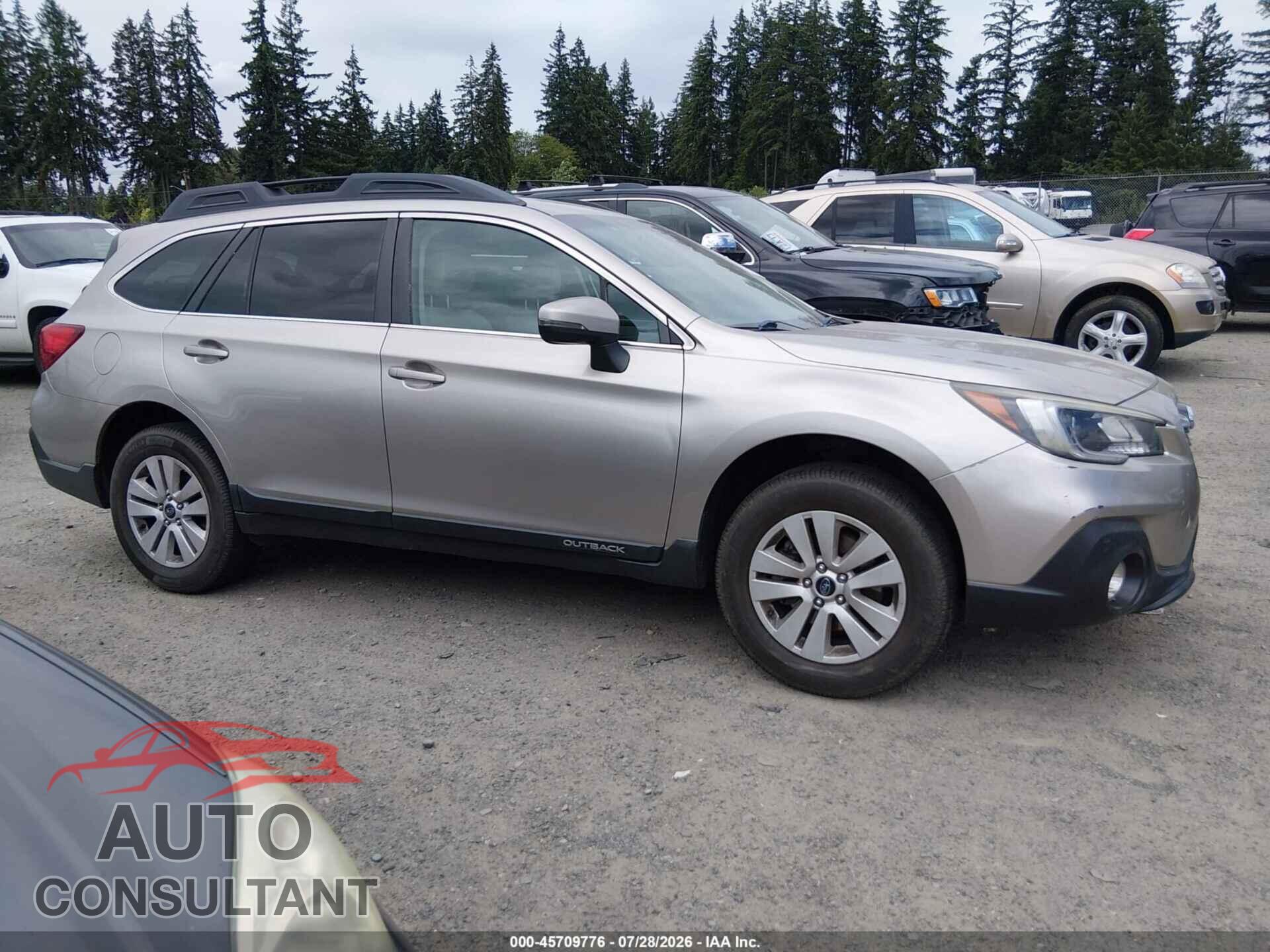SUBARU OUTBACK 2018 - 4S4BSAFC8J3220086