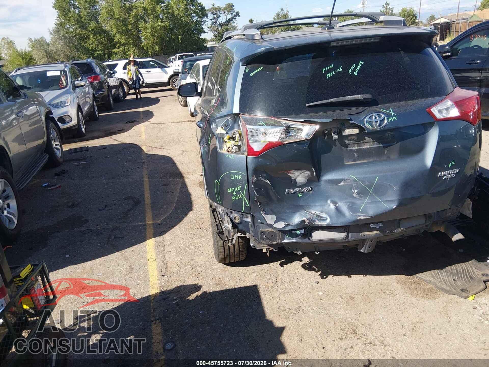 TOYOTA RAV4 2013 - 2T3DFREV4DW063449