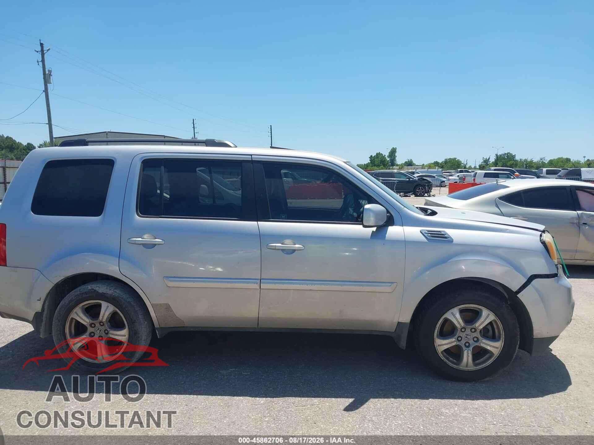 HONDA PILOT 2012 - 5FNYF3H54CB017067