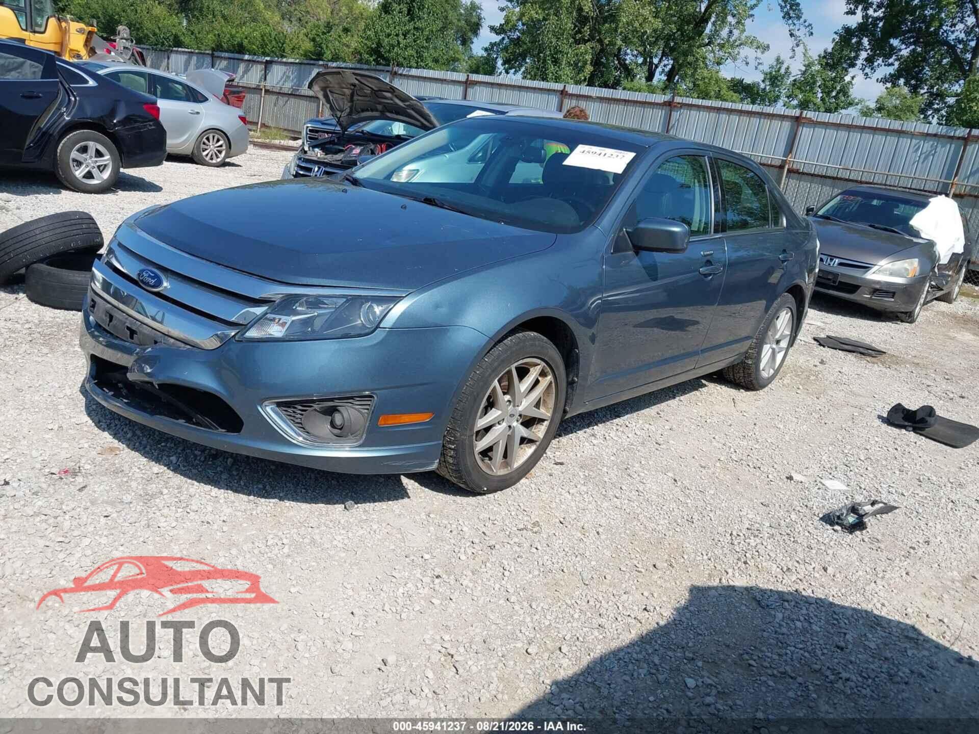 FORD FUSION 2012 - 3FAHP0JG5CR394812