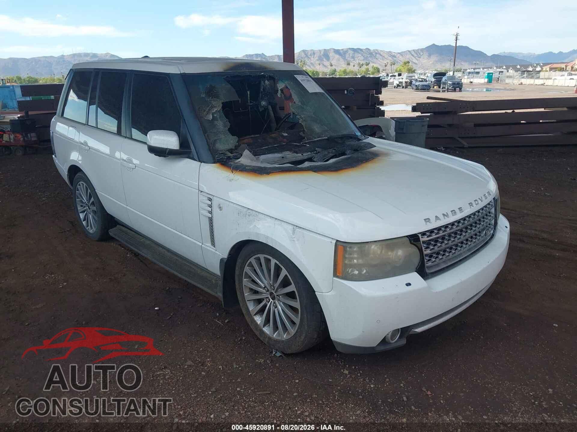 LAND ROVER RANGE ROVER 2012 - SALMF1E49CA369643