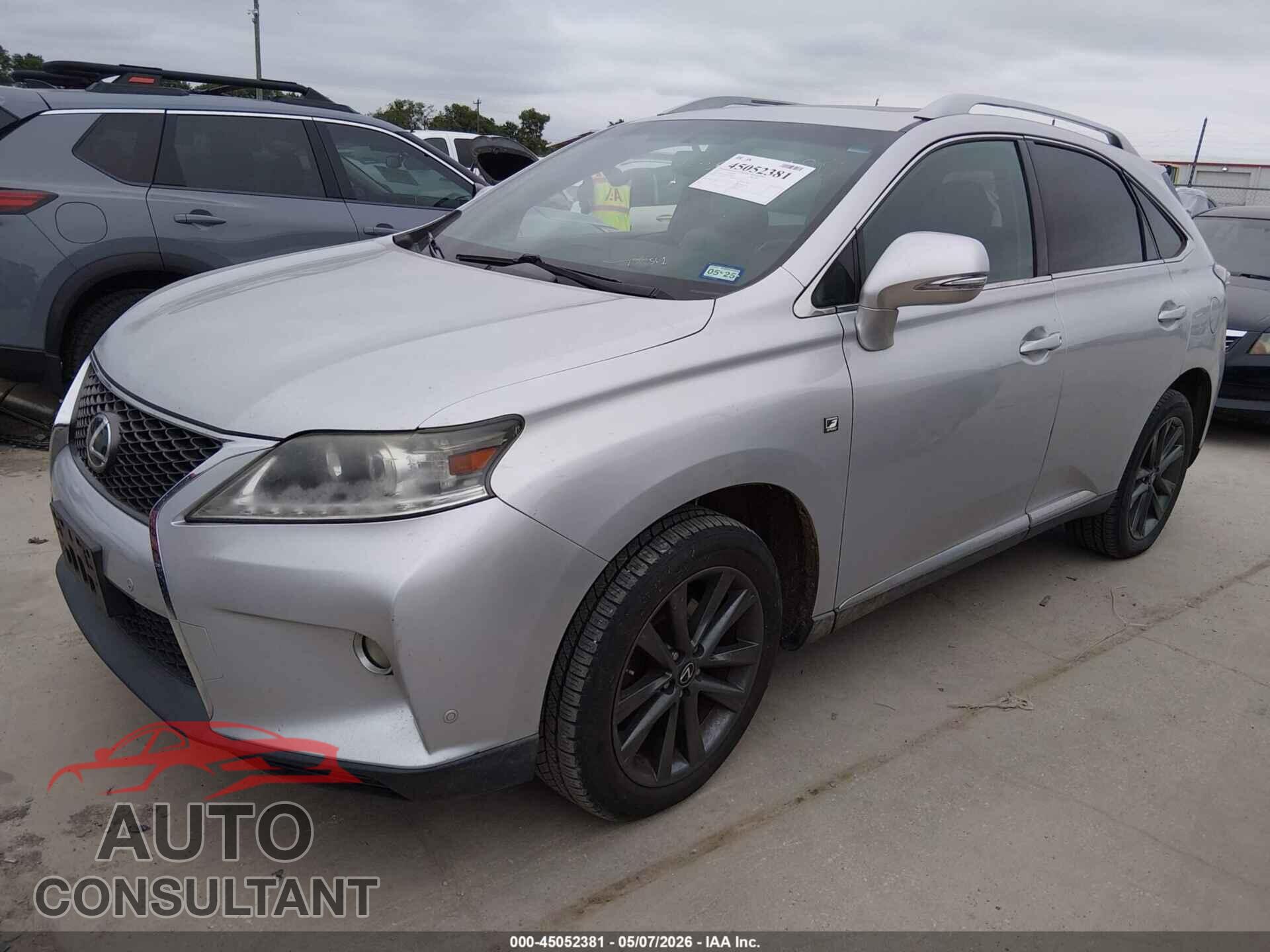 LEXUS RX 350 2013 - 2T2BK1BA3DC170049