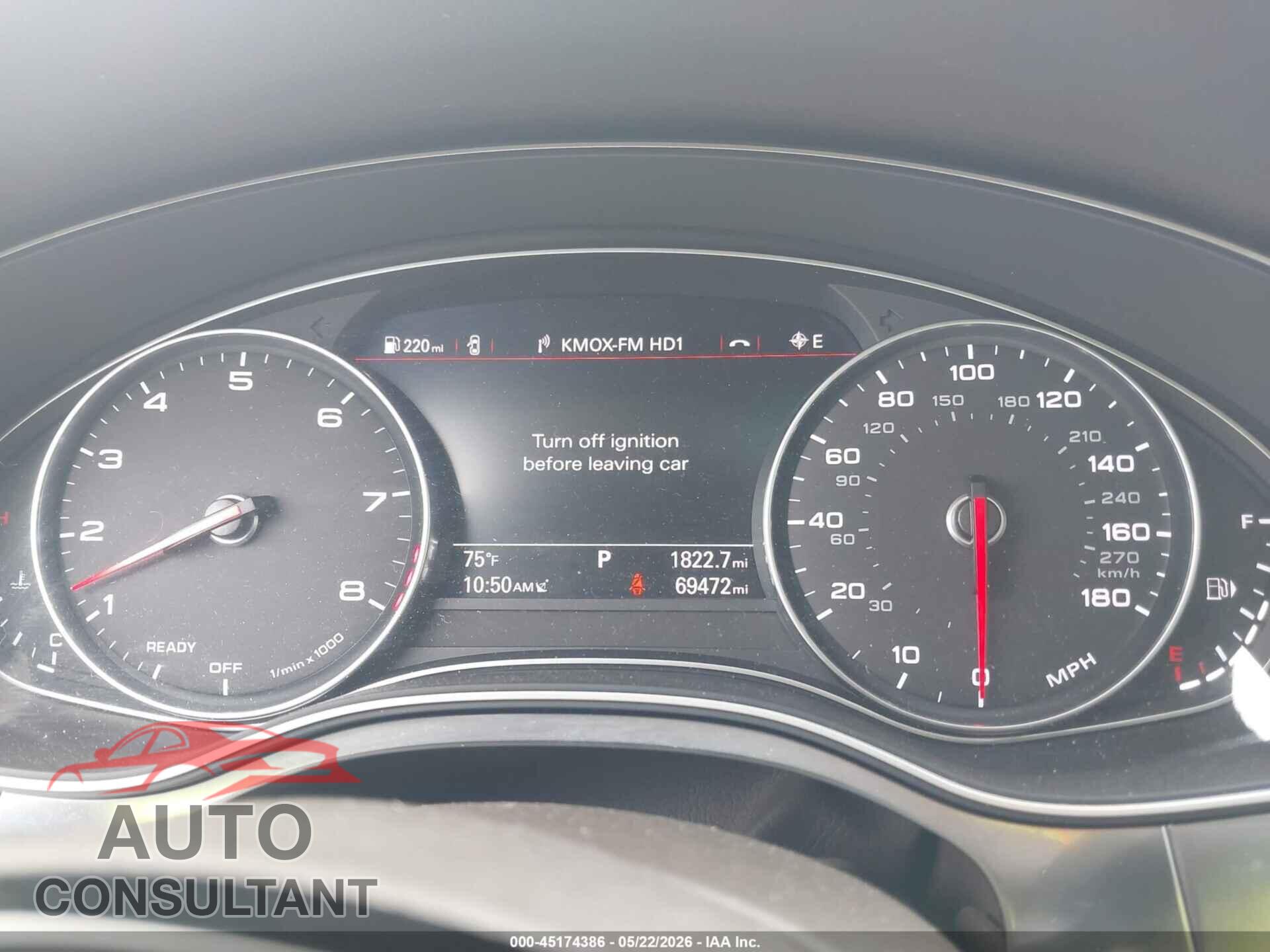 AUDI A6 2017 - WAUF2AFC8HN127280
