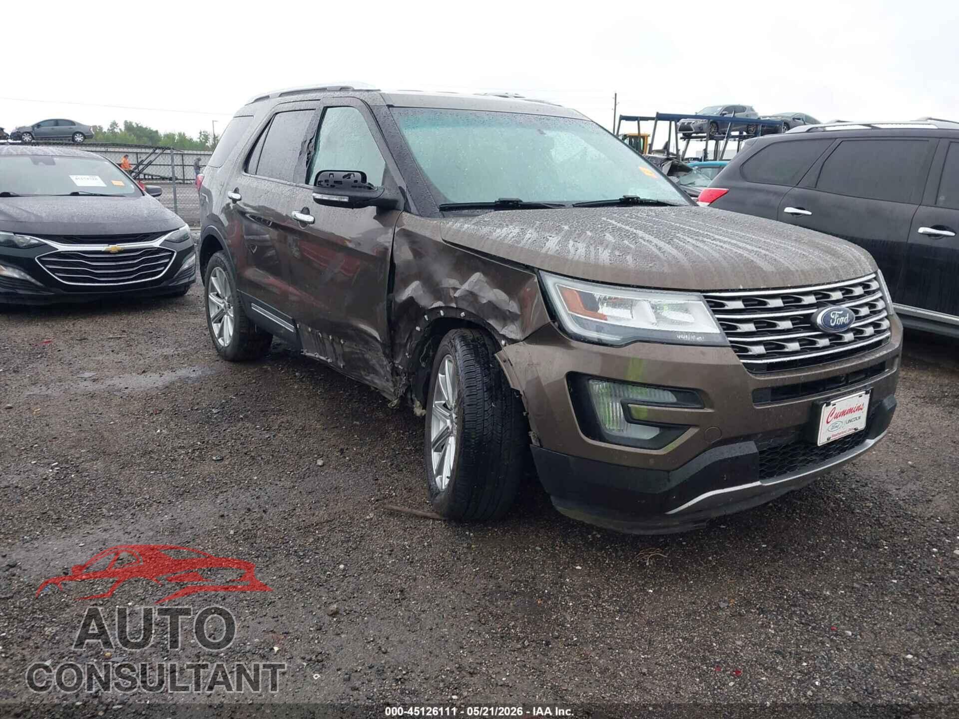 FORD EXPLORER 2016 - 1FM5K8F86GGB72381