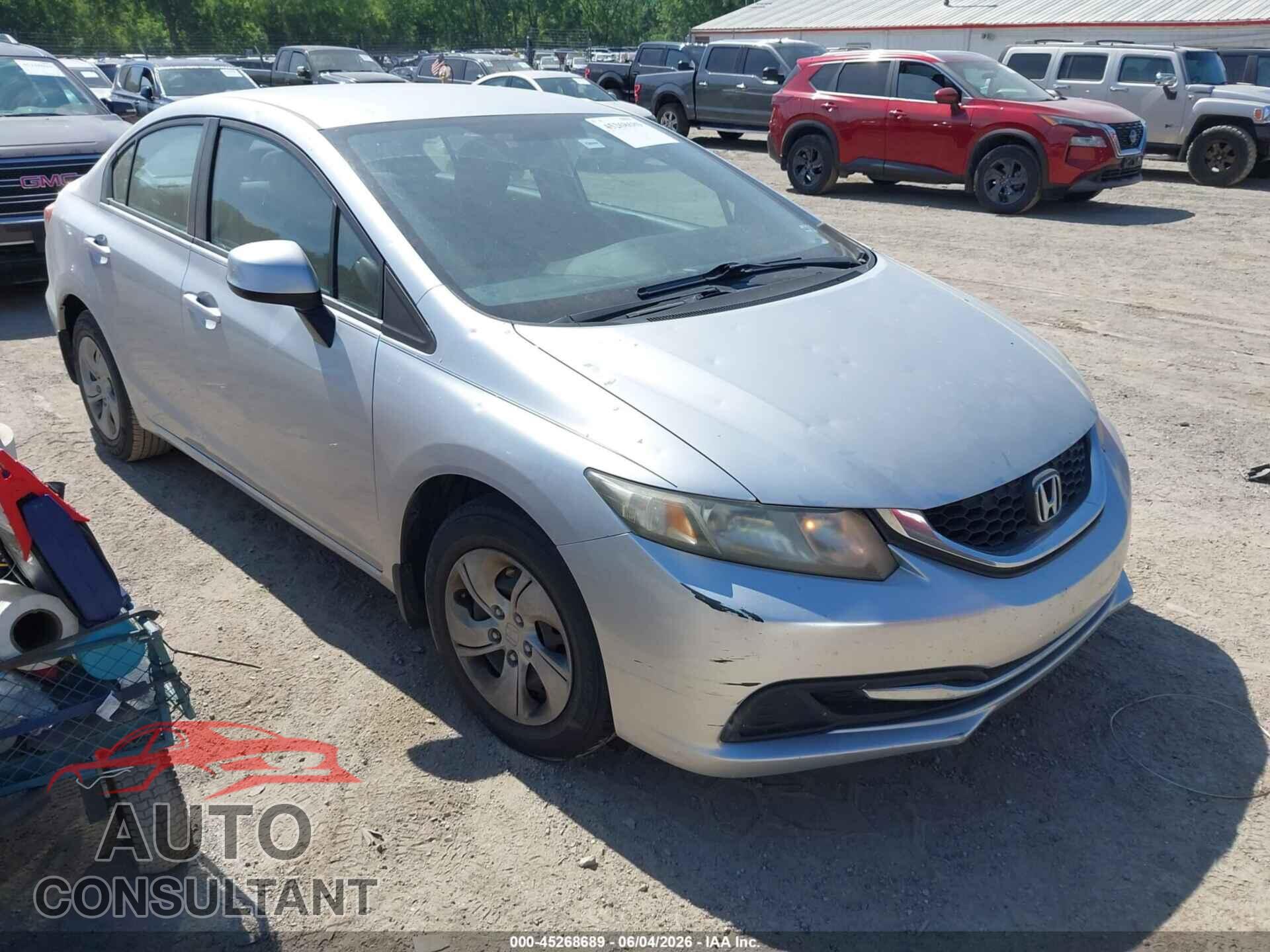 HONDA CIVIC 2013 - 19XFB2F58DE050595