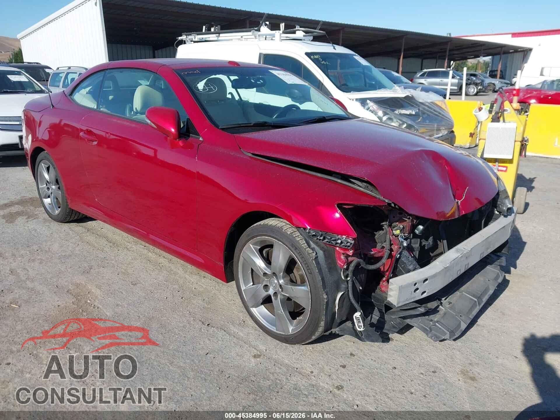 LEXUS IS 350C 2010 - JTHFE2C29A2500862