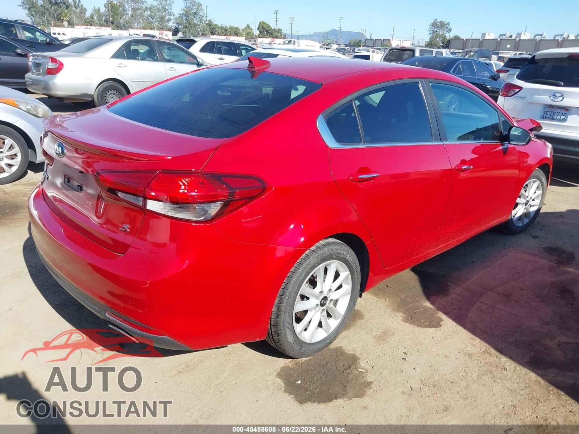 KIA FORTE 2017 - 3KPFL4A72HE021181