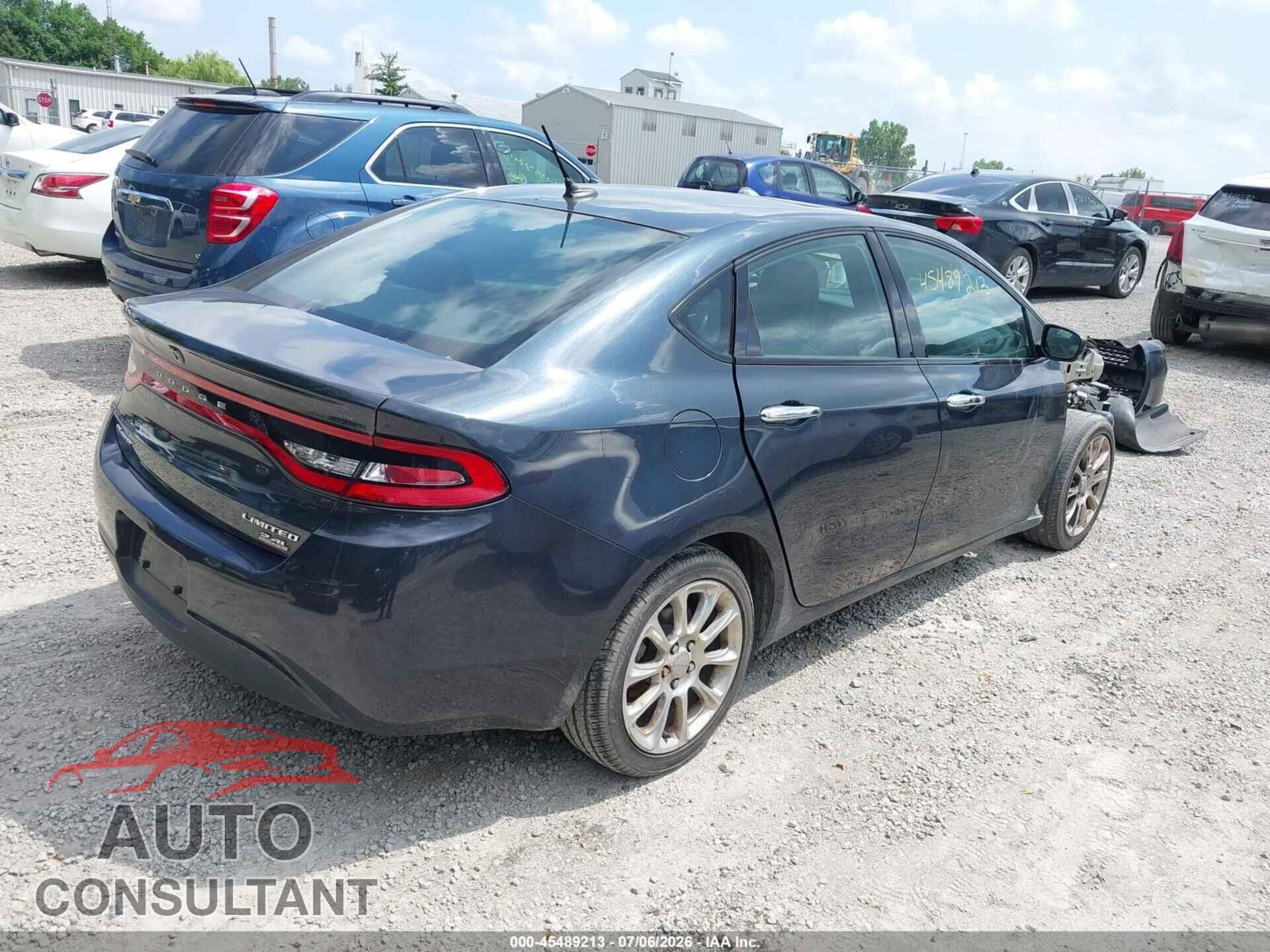 DODGE DART 2014 - 1C3CDFCB8ED675245