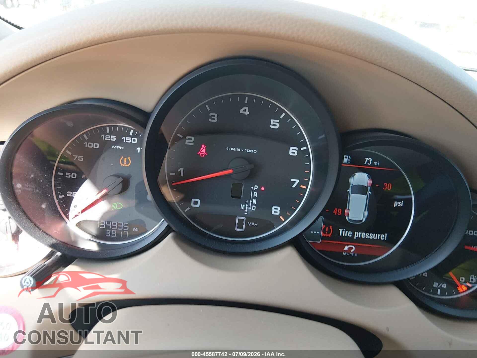 PORSCHE CAYENNE 2013 - WP1AA2A22DLA08505