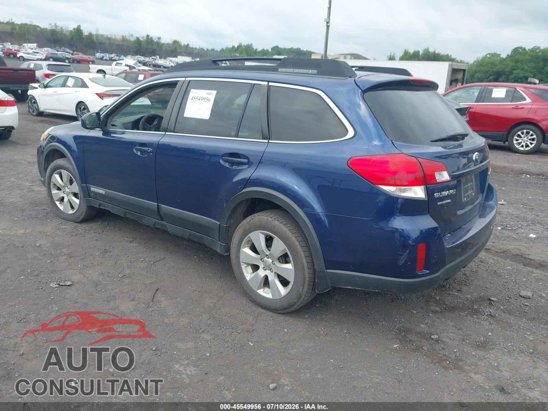 SUBARU OUTBACK 2011 - 4S4BRBCC7B3368818