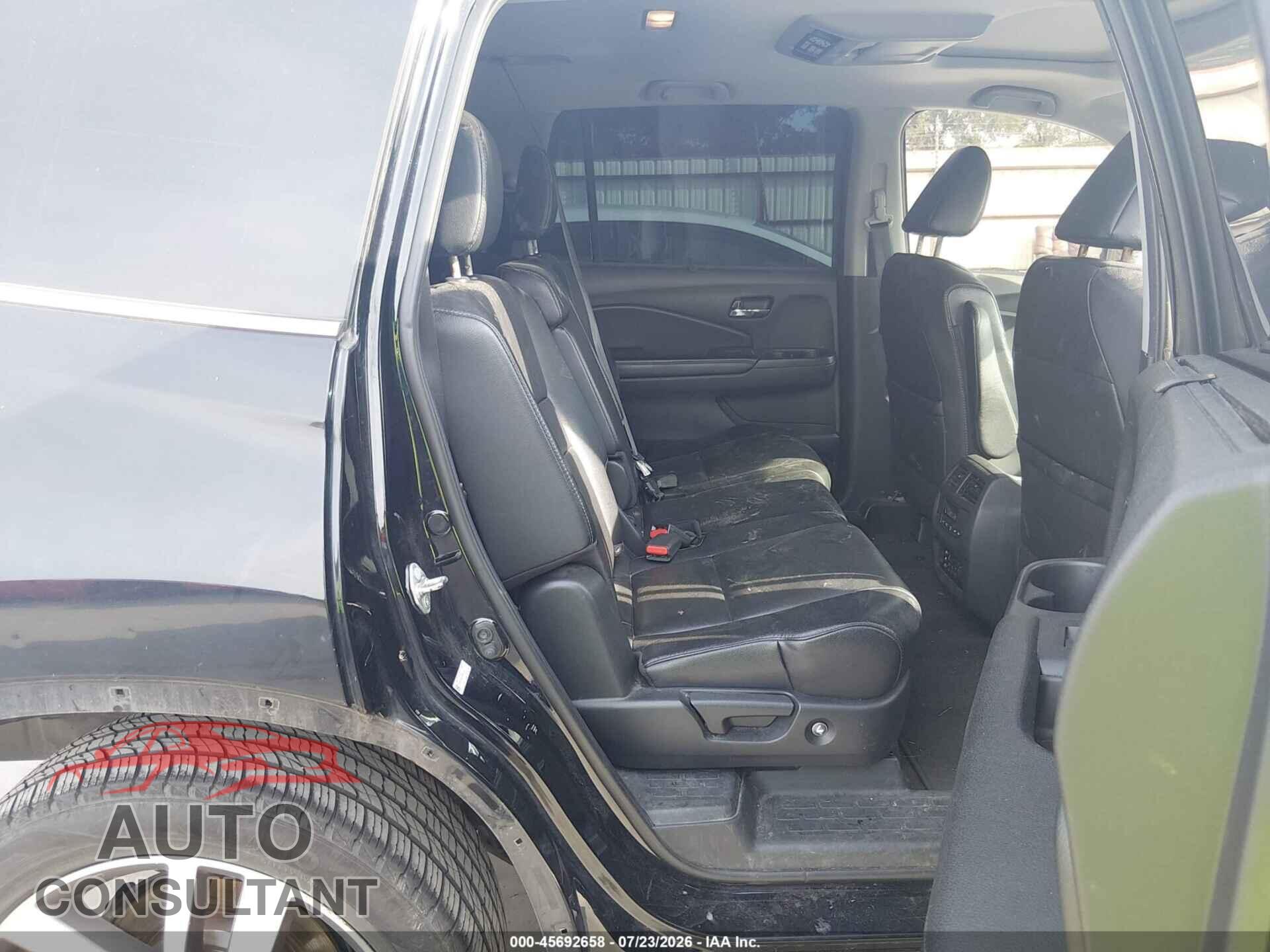 HONDA PILOT 2016 - 5FNYF5H97GB014149
