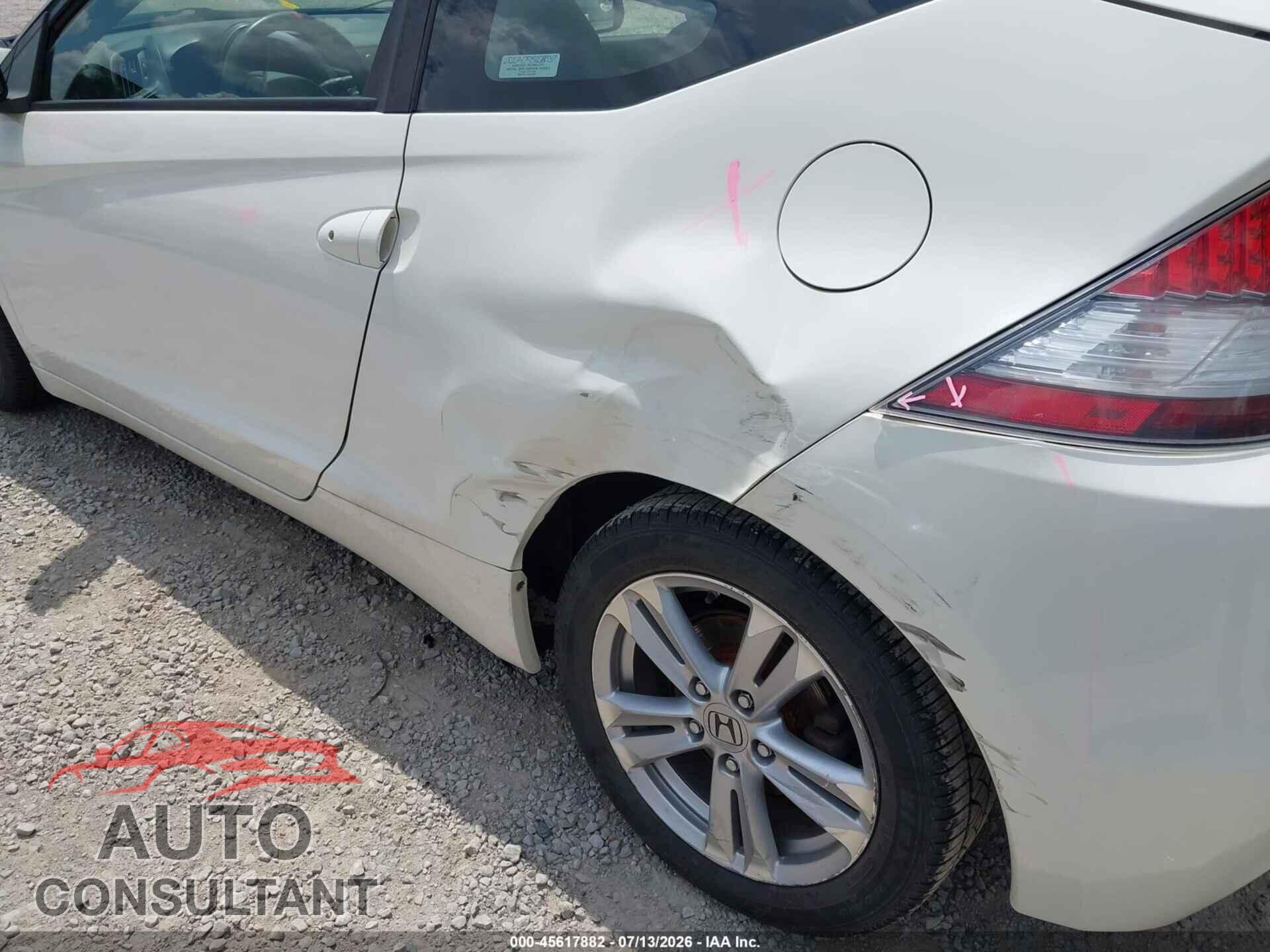 HONDA CR-Z 2011 - JHMZF1D67BS005809