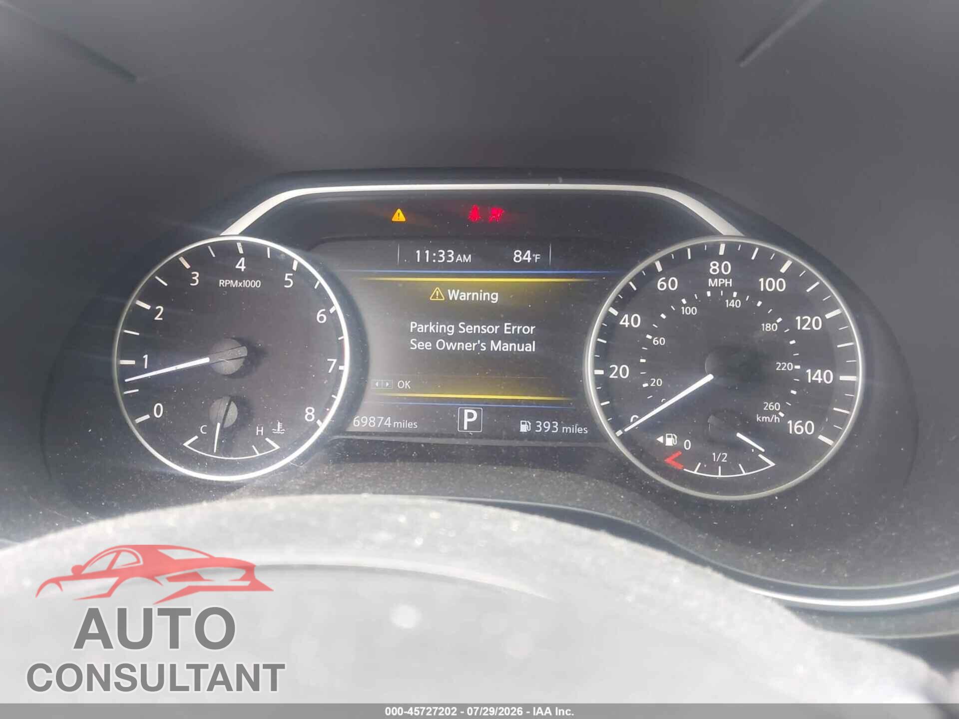 NISSAN MAXIMA 2017 - 1N4AA6AP1HC450773