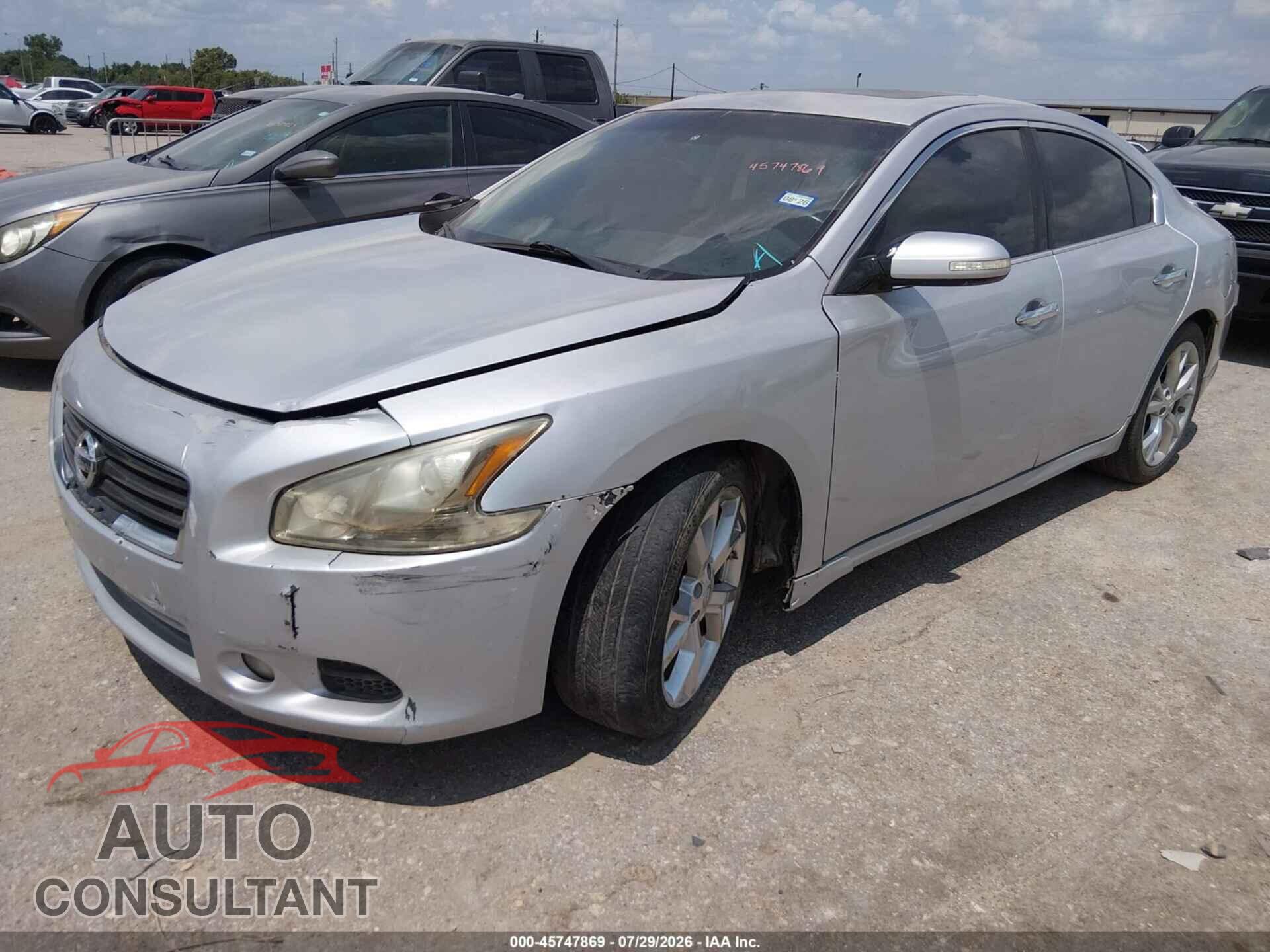 NISSAN MAXIMA 2012 - 1N4AA5AP1CC861772