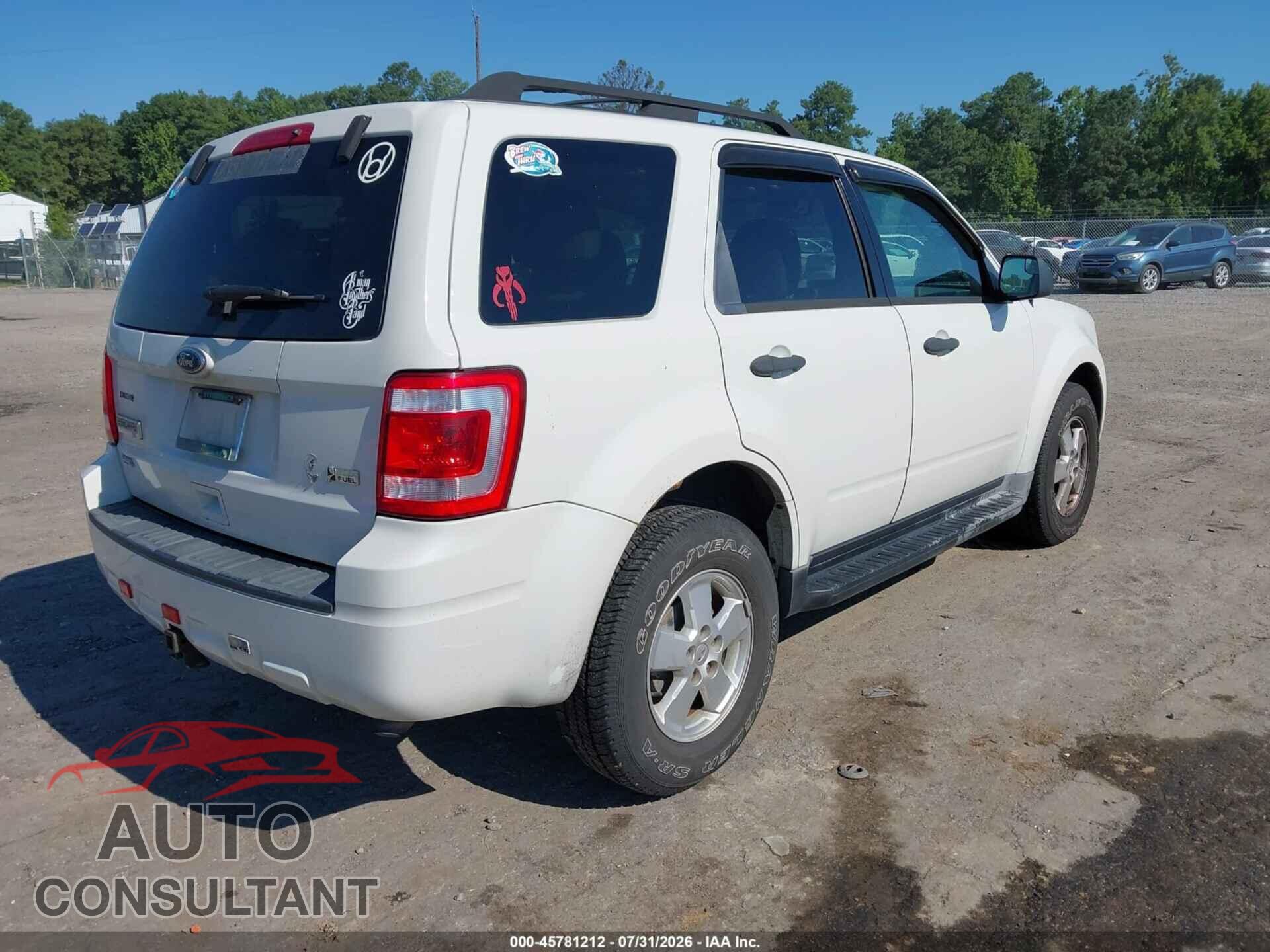 FORD ESCAPE 2011 - 1FMCU9DG5BKA36217