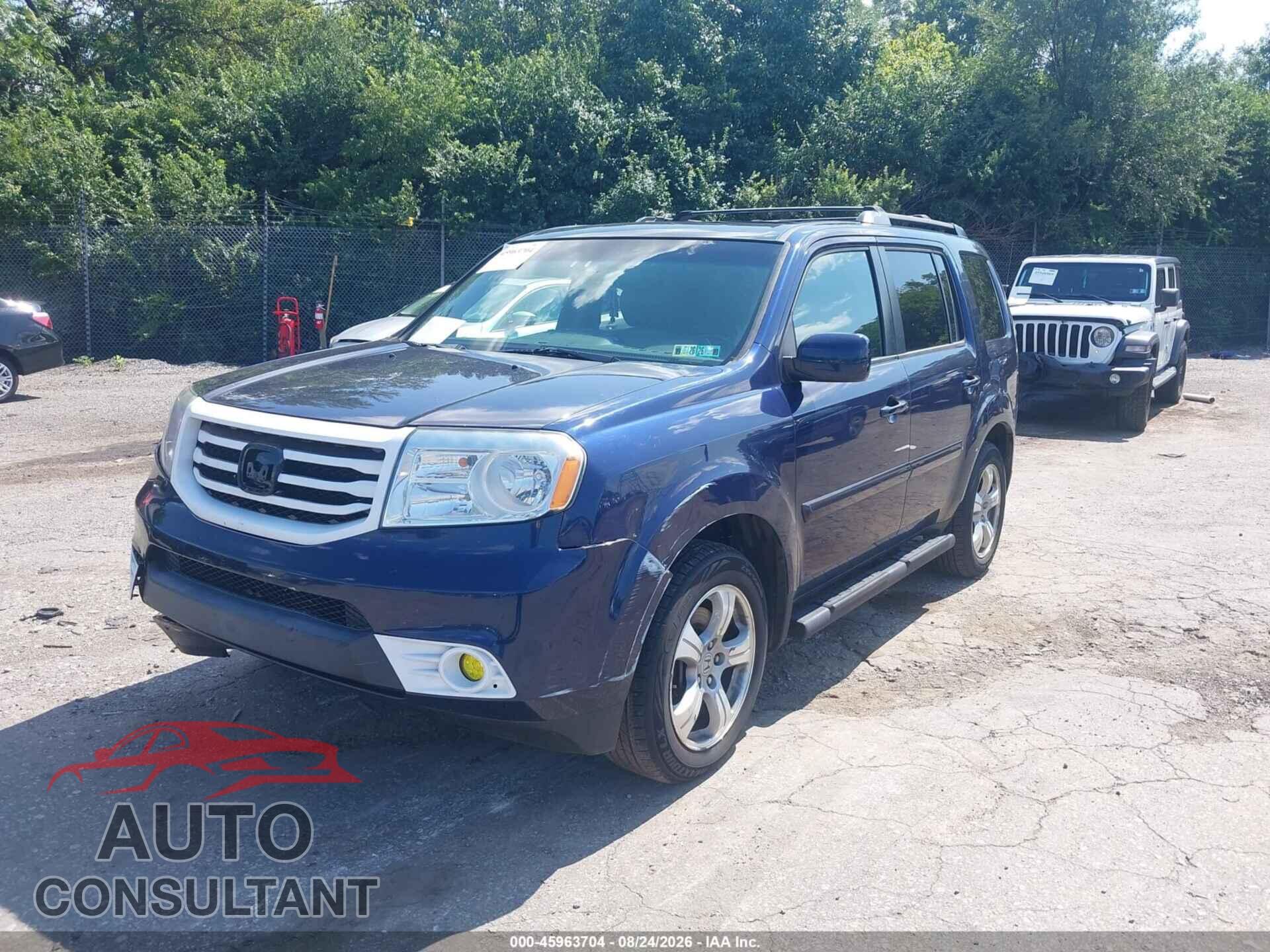 HONDA PILOT 2015 - 5FNYF4H54FB064190