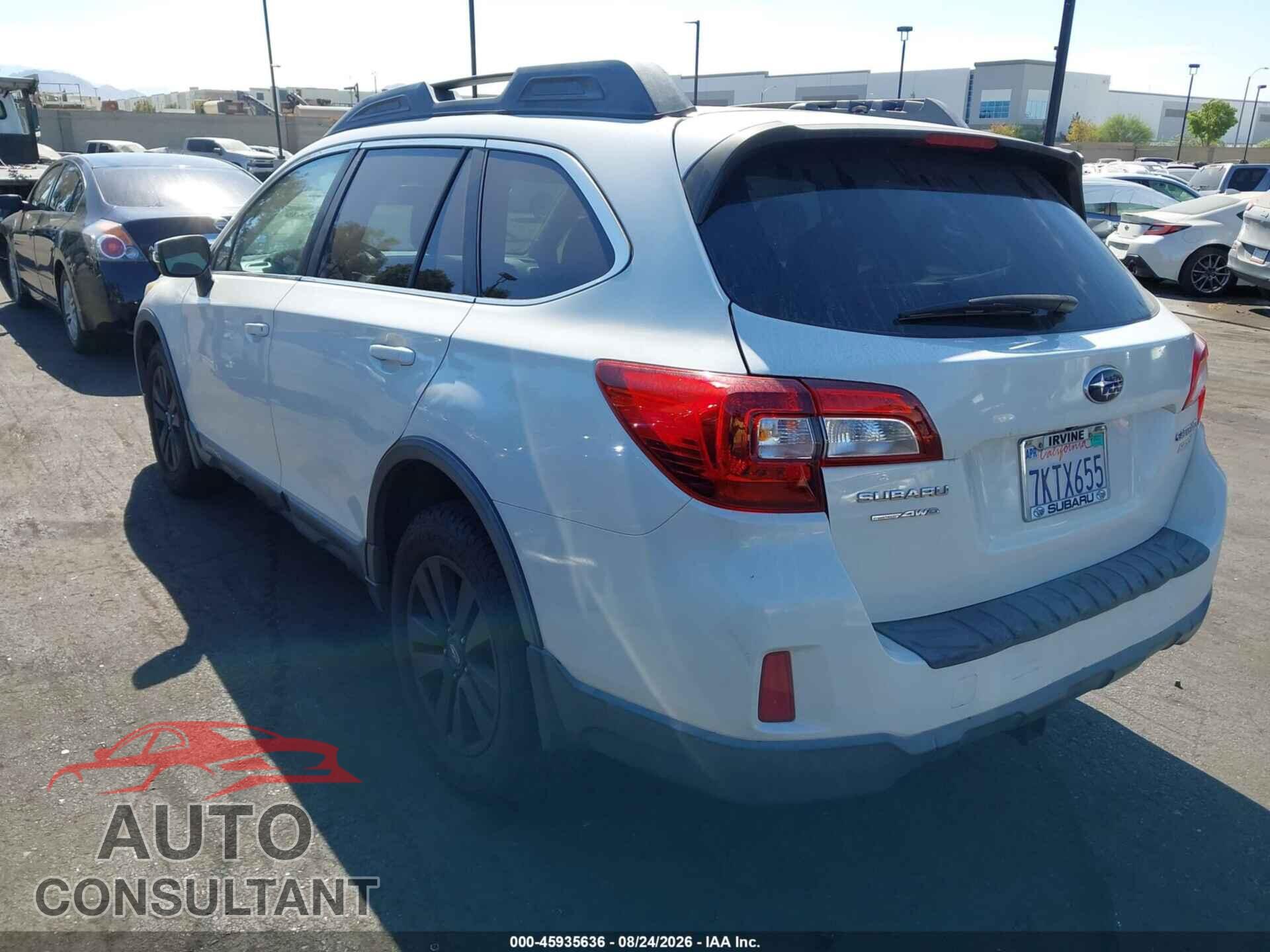 SUBARU OUTBACK 2015 - 4S4BSAFC1F3316150