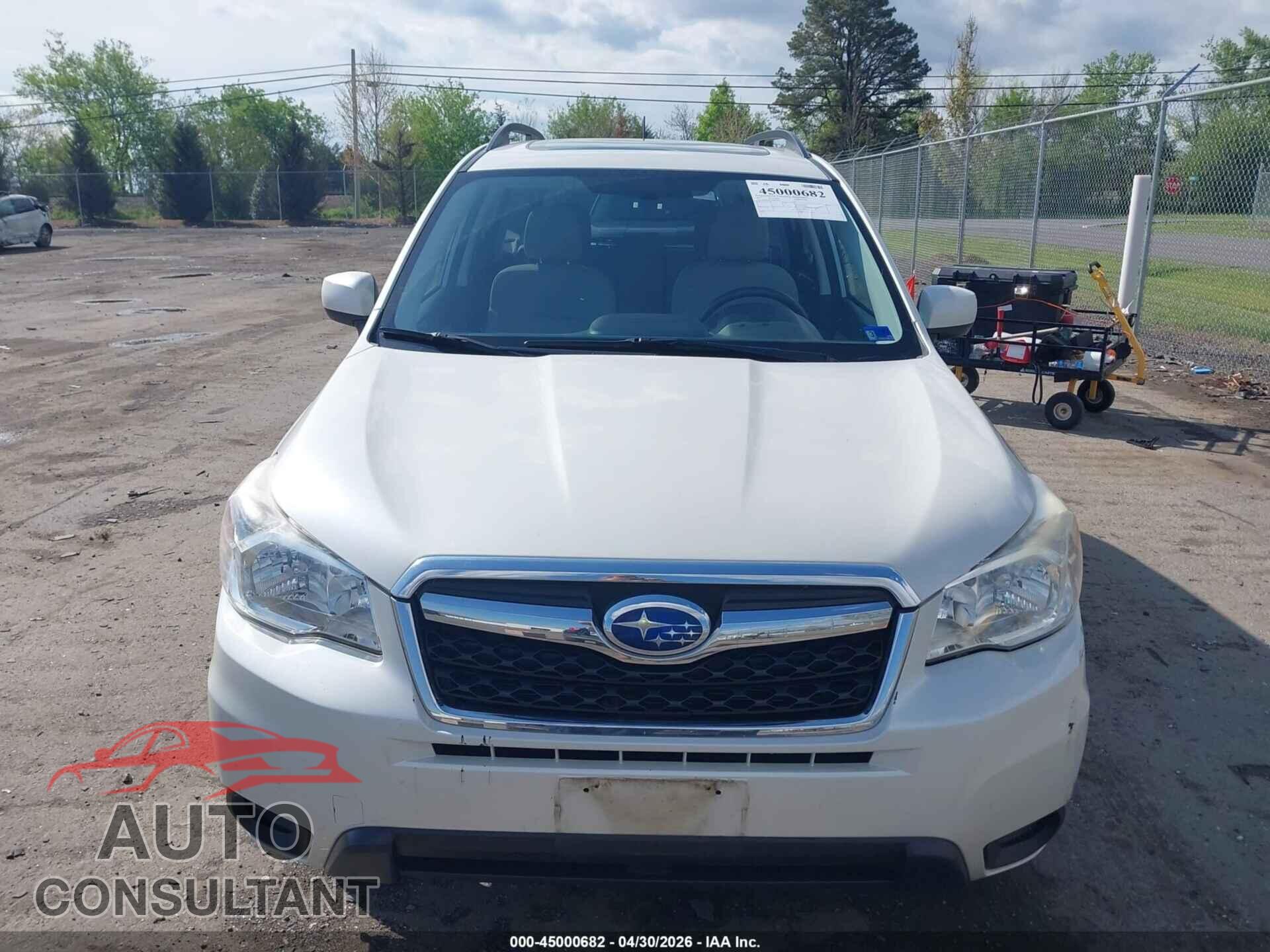 SUBARU FORESTER 2014 - JF2SJAEC2EH406290