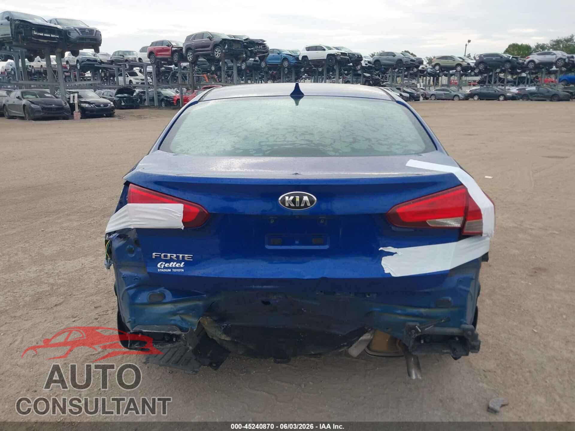 KIA FORTE 2017 - 3KPFL4A78HE078100