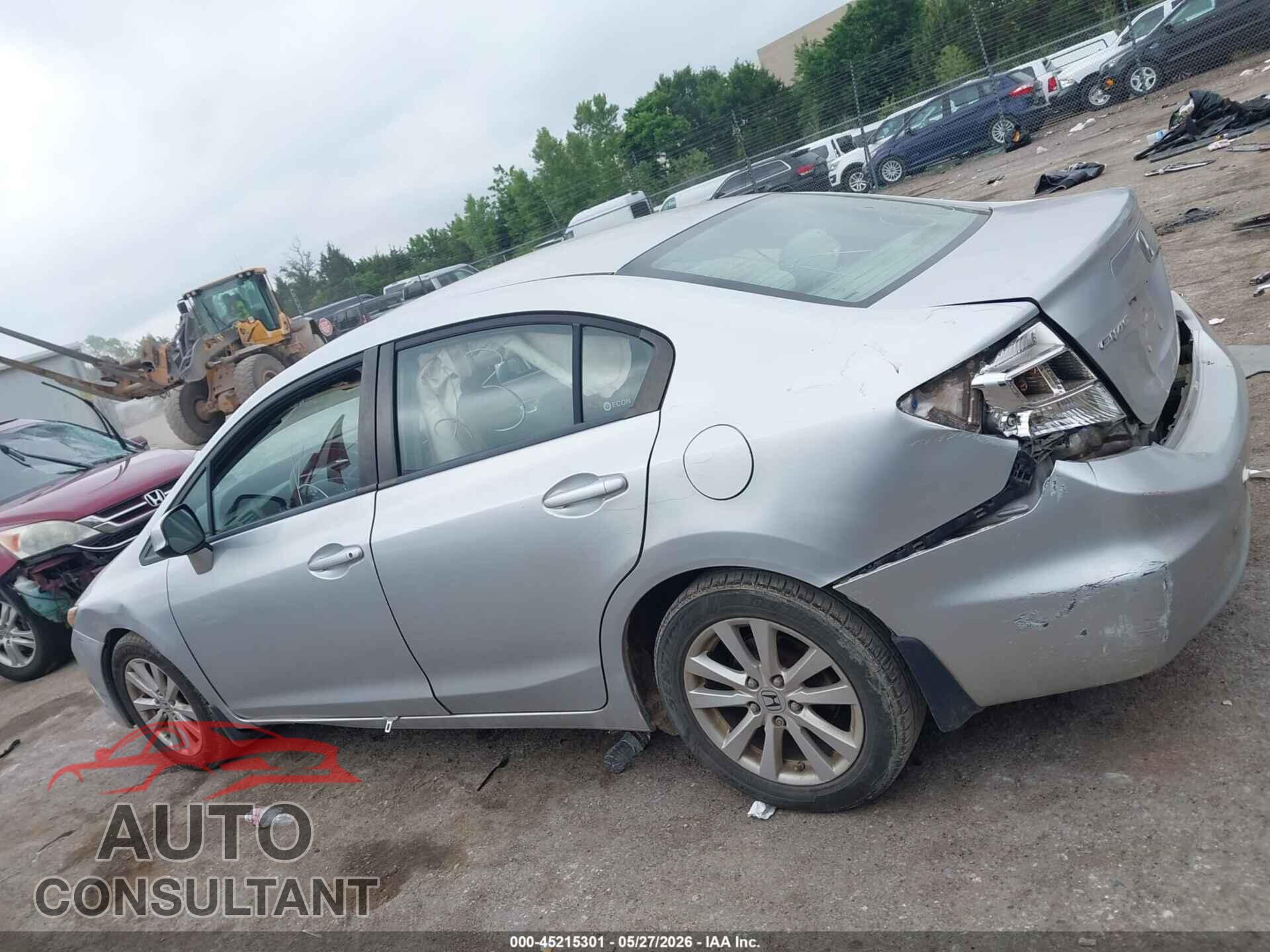 HONDA CIVIC 2012 - 2HGFB2F86CH598917