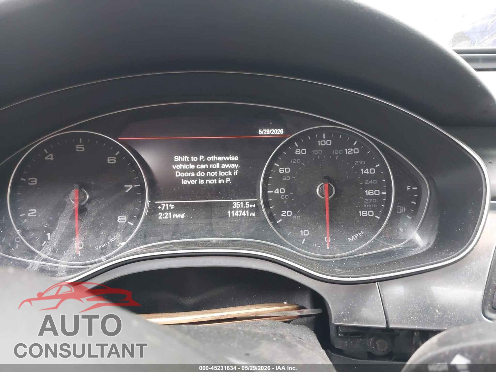 AUDI A6 2014 - WAUFGAFC4EN108951
