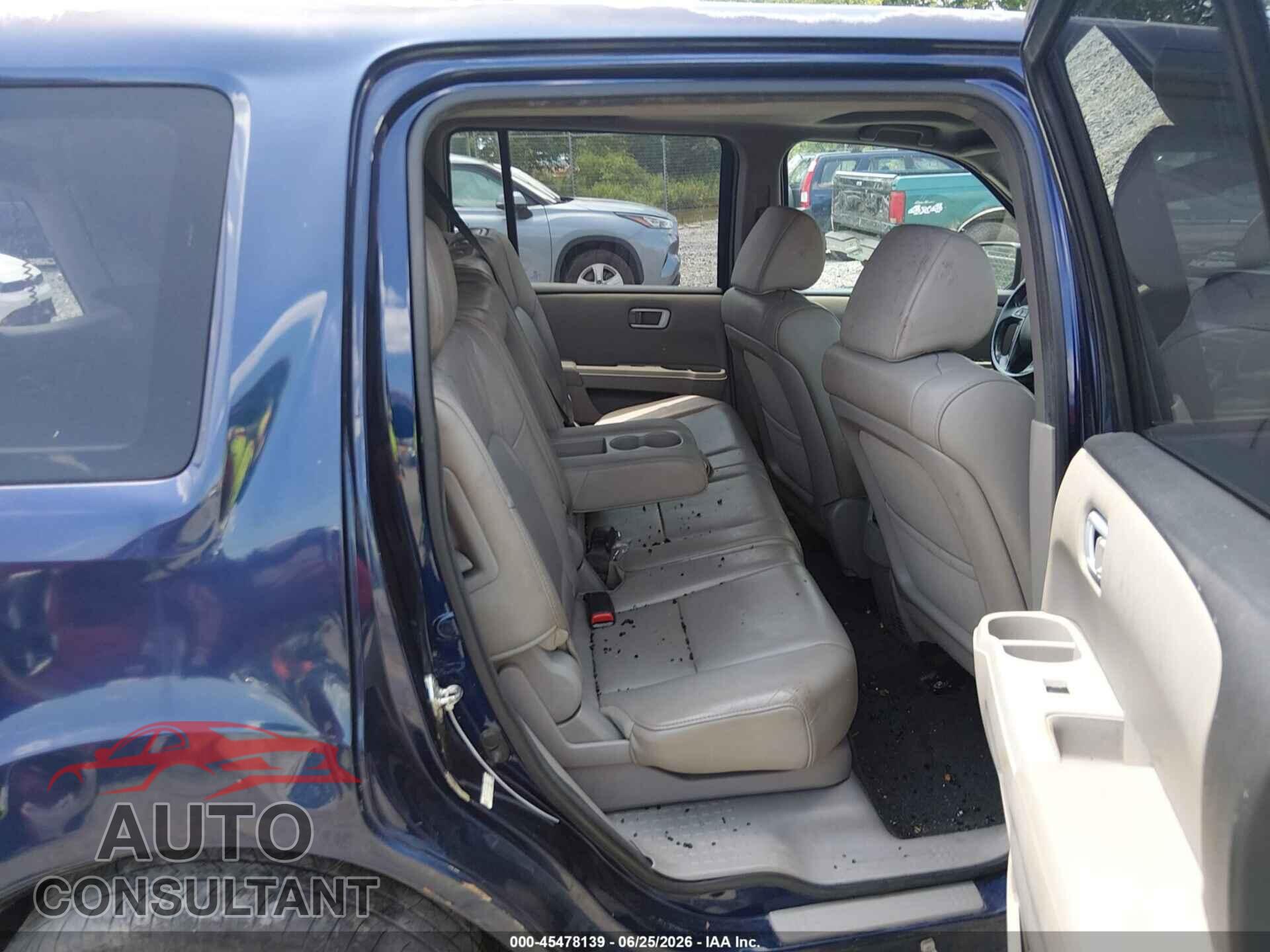 HONDA PILOT 2013 - 5FNYF4H55DB007414