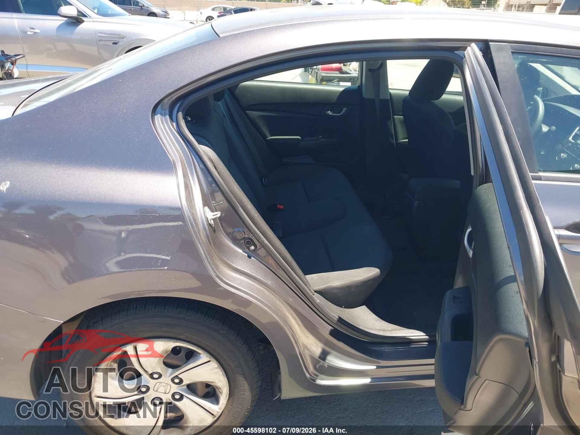 HONDA CIVIC 2014 - 2HGFB2F58EH539215