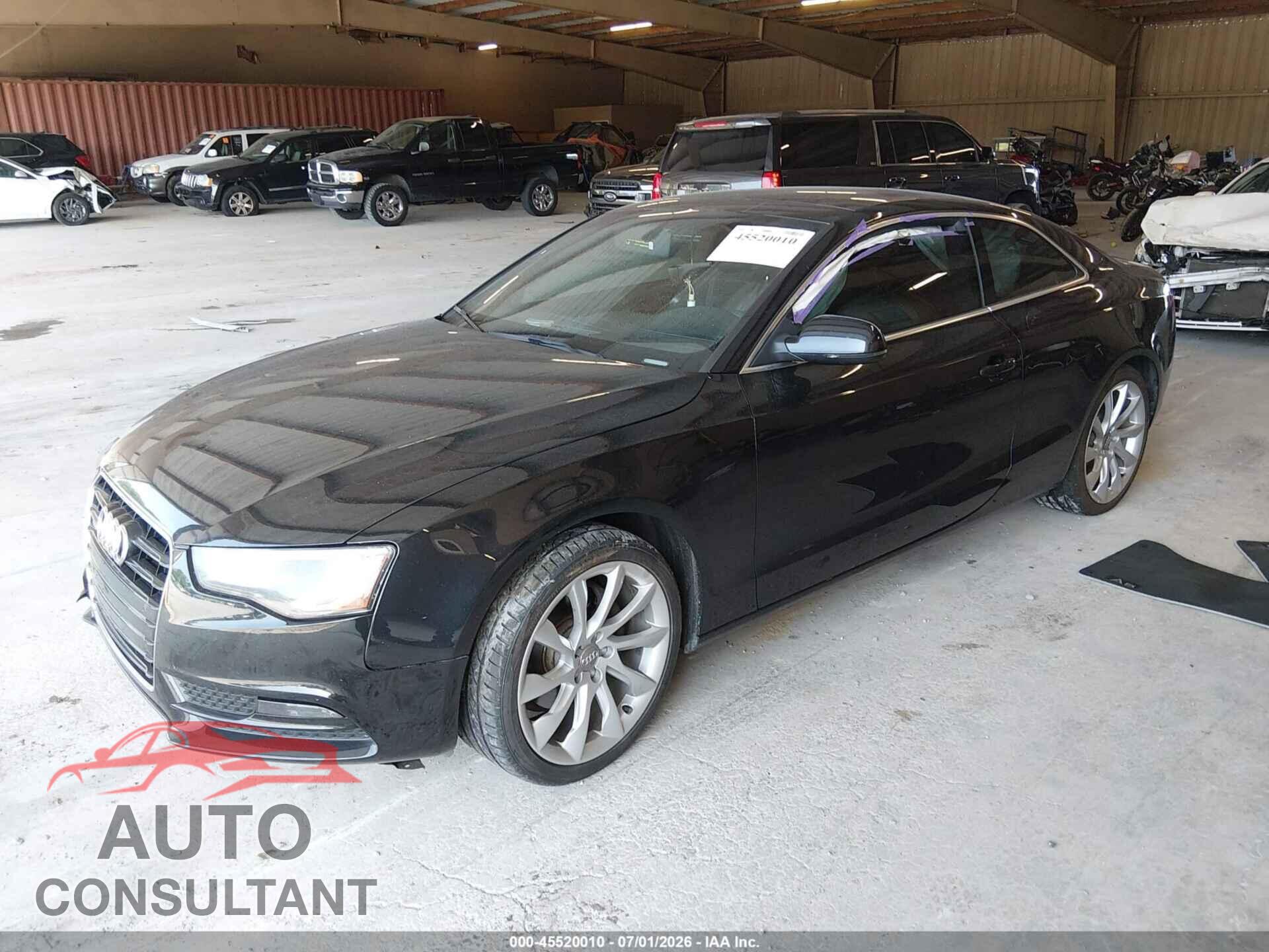 AUDI A5 2013 - WAULFAFR7DA057400