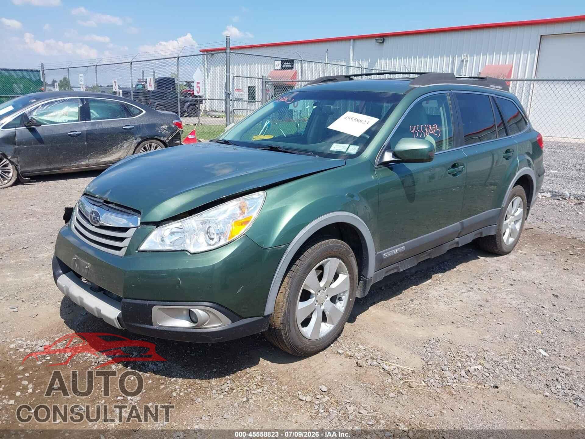 SUBARU OUTBACK 2010 - 4S4BRBGC5A3327287