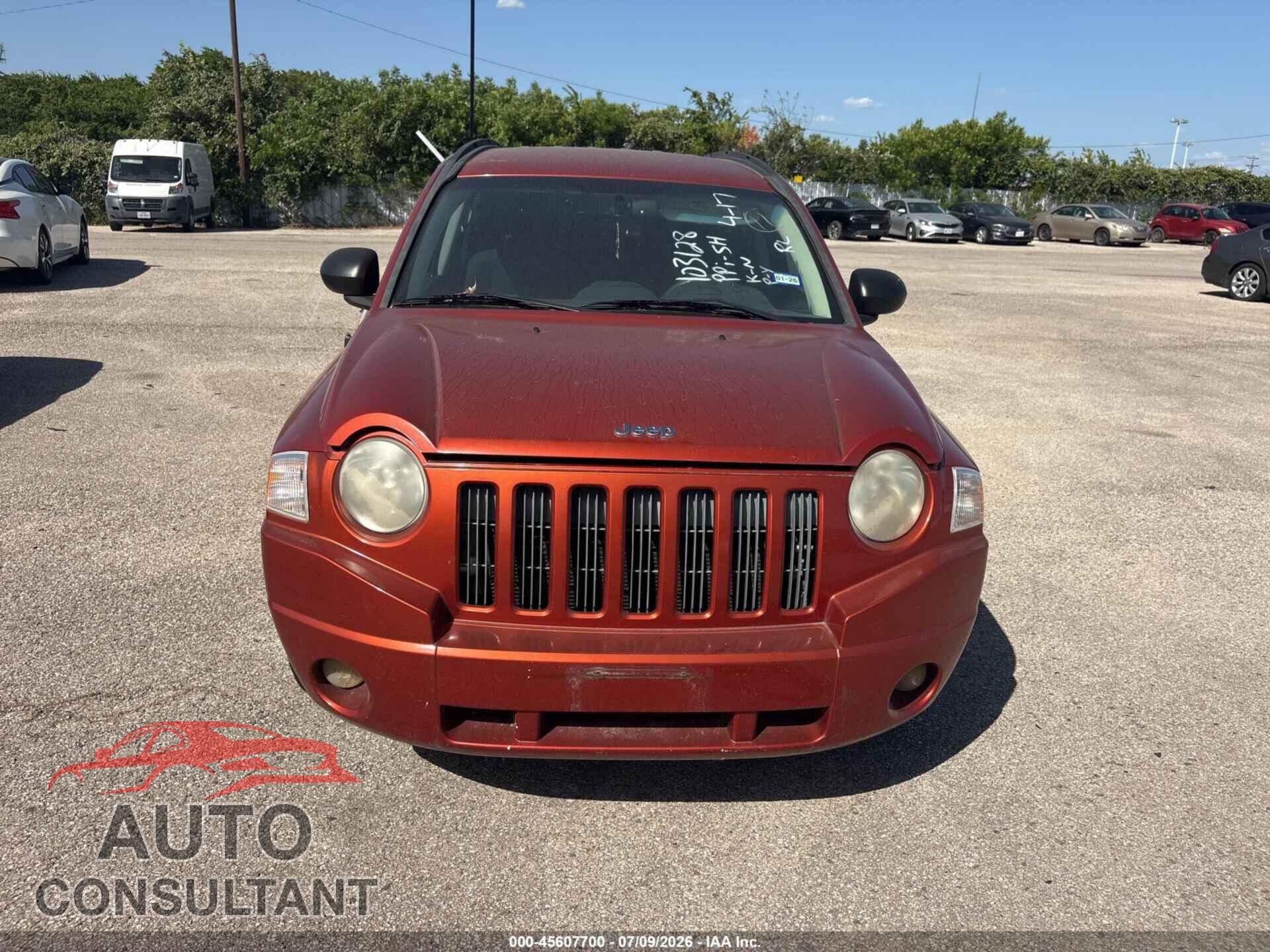 JEEP COMPASS 2009 - 1J8FT47B49D103128