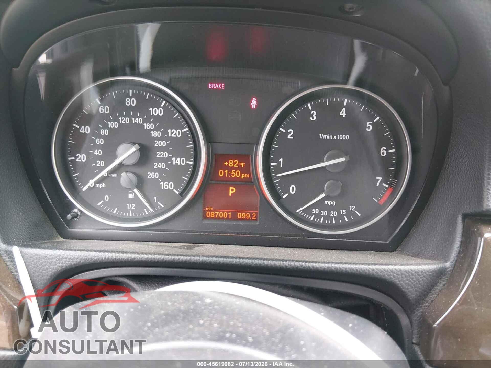 BMW 328I 2010 - WBATH7C58AE129953
