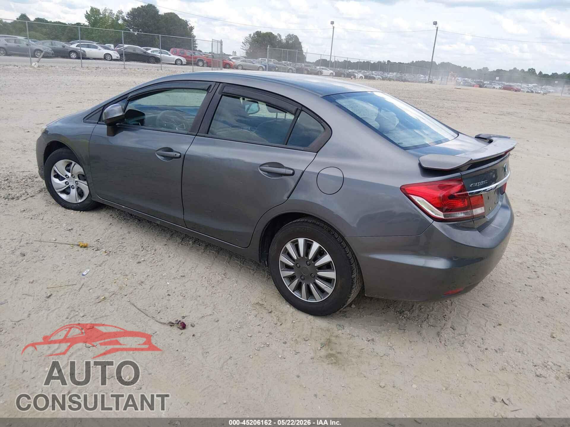 HONDA CIVIC 2013 - 19XFB2F57DE027275