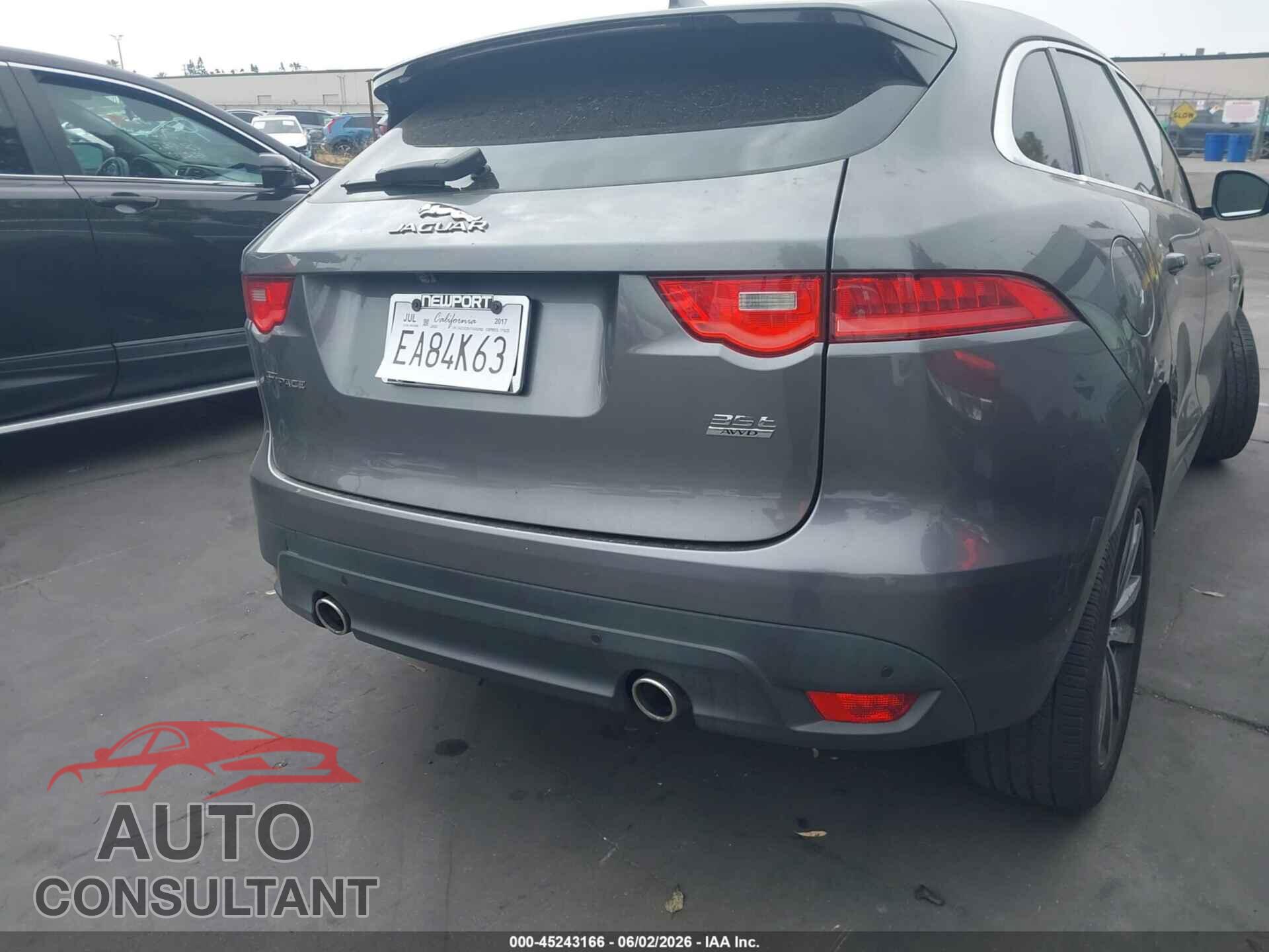 JAGUAR F-PACE 2017 - SADCK2BV7HA063182
