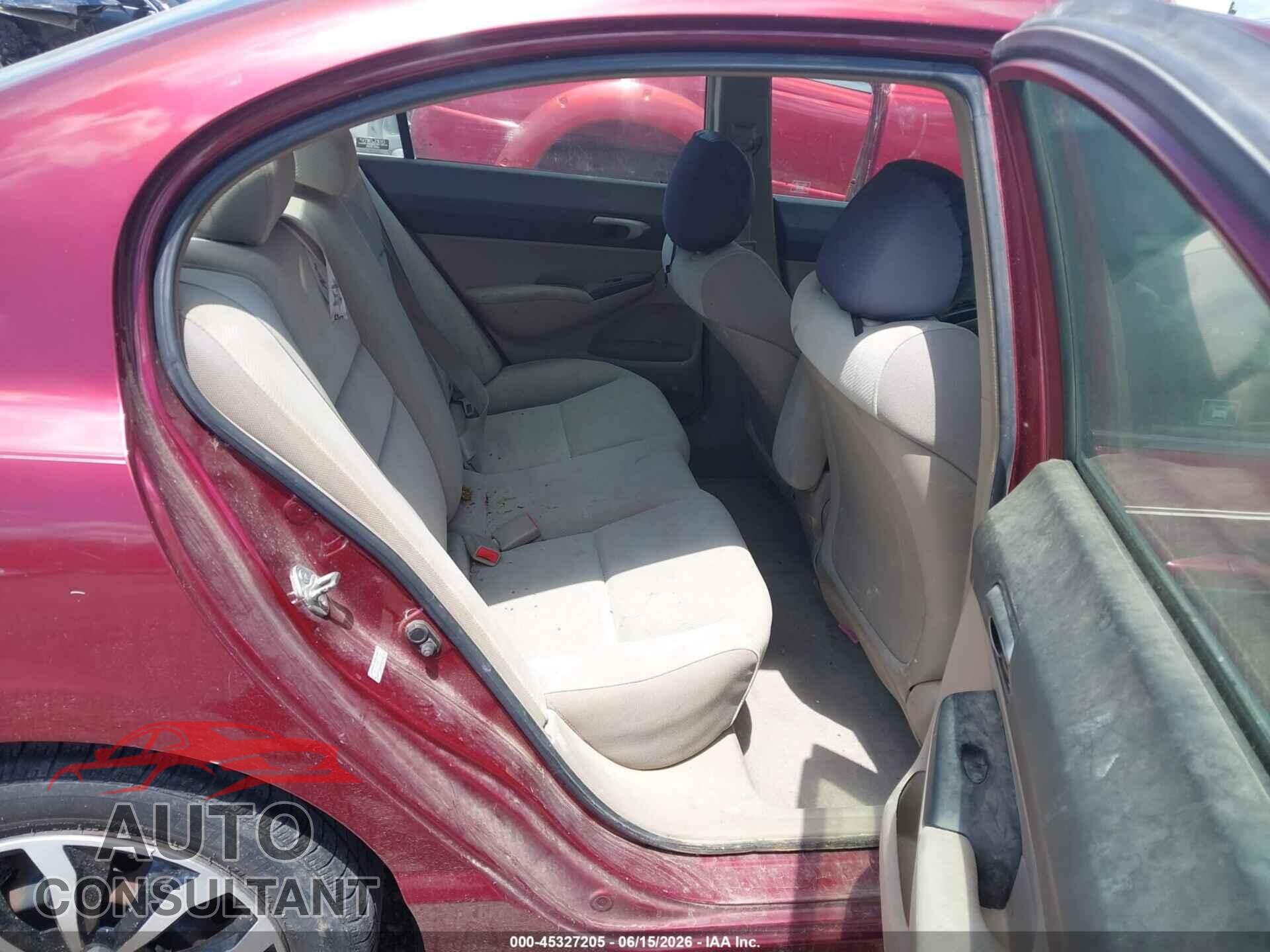 HONDA CIVIC 2009 - 19XFA16519E014607