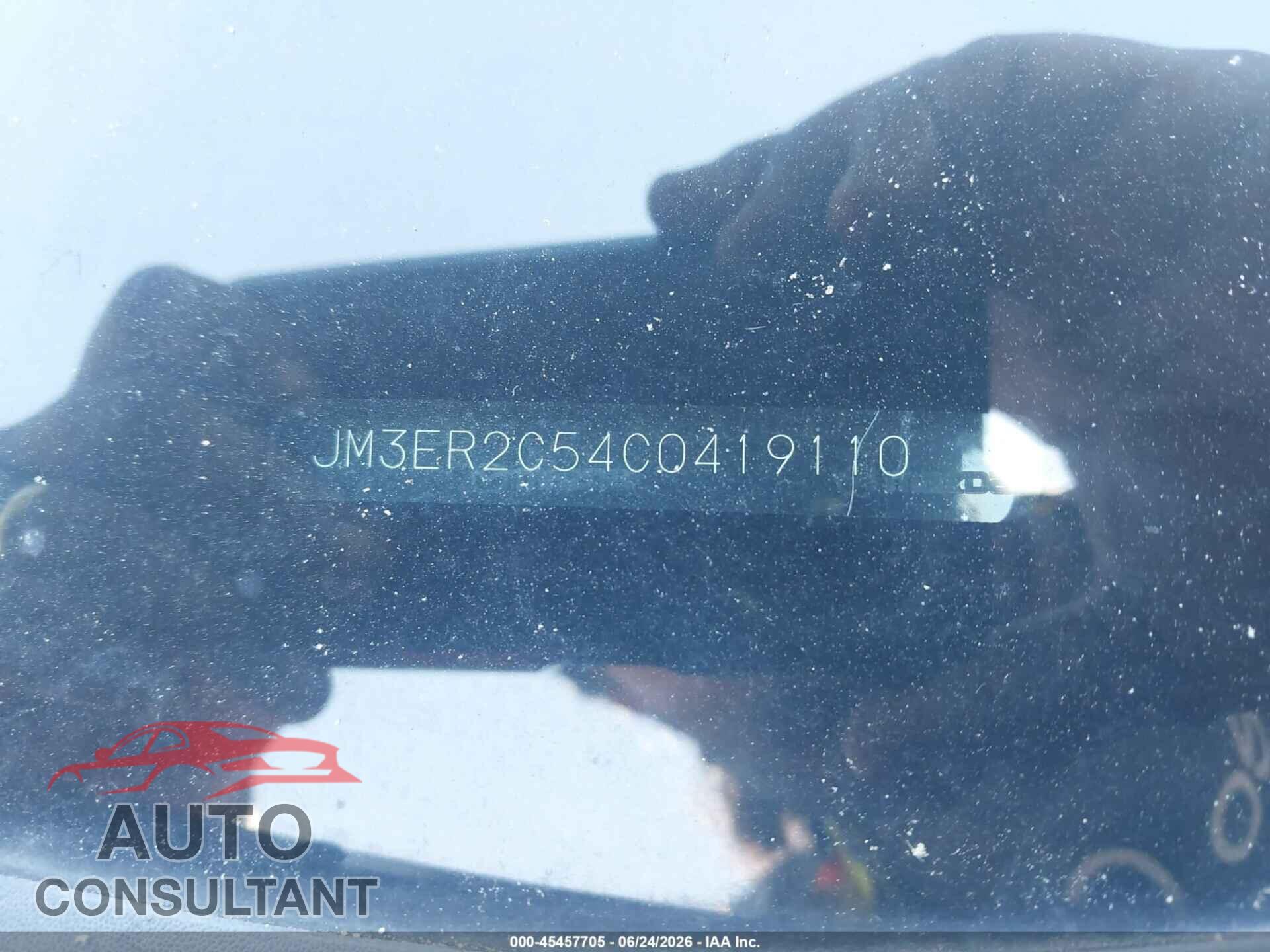 MAZDA CX-7 2012 - JM3ER2C54C0419110