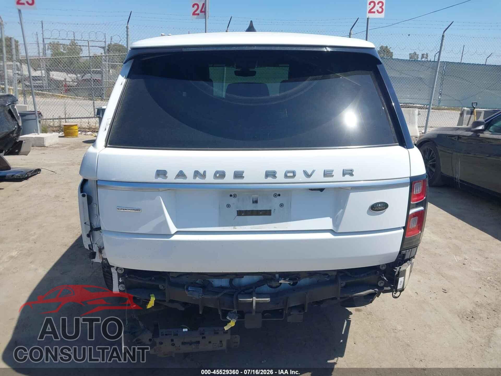 LAND ROVER RANGE ROVER 2018 - SALGS2RE6JA383739