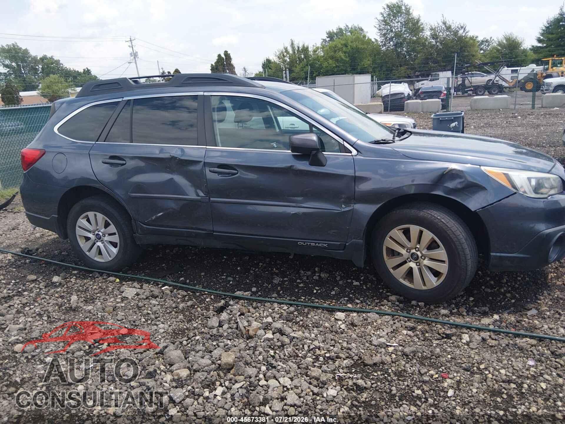 SUBARU OUTBACK 2017 - 4S4BSACC6H3215659