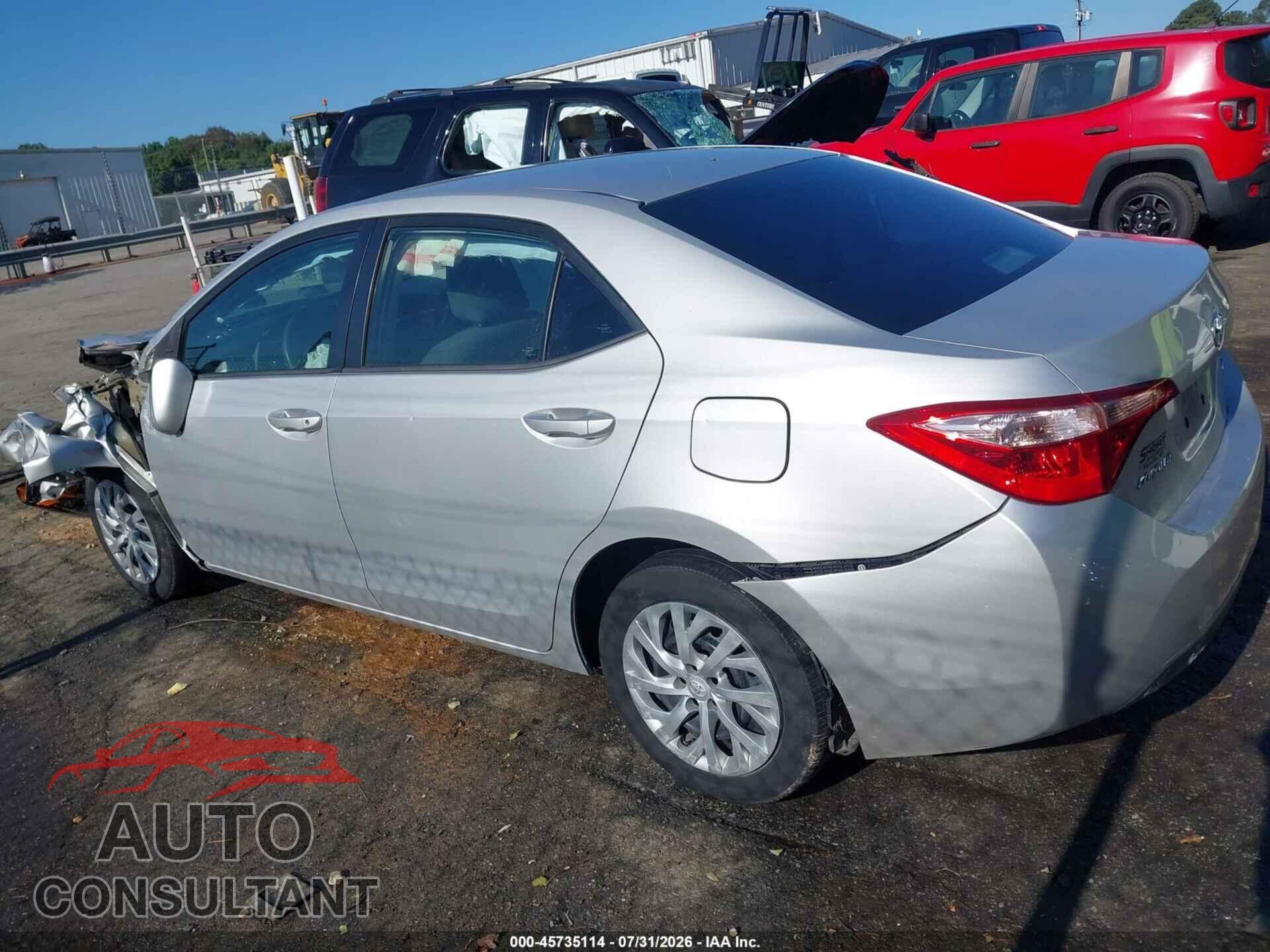 TOYOTA COROLLA 2017 - 5YFBURHE1HP689159