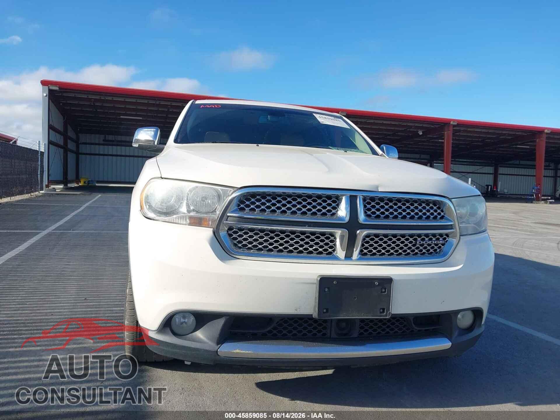 DODGE DURANGO 2011 - 1D4RE5GG4BC720575