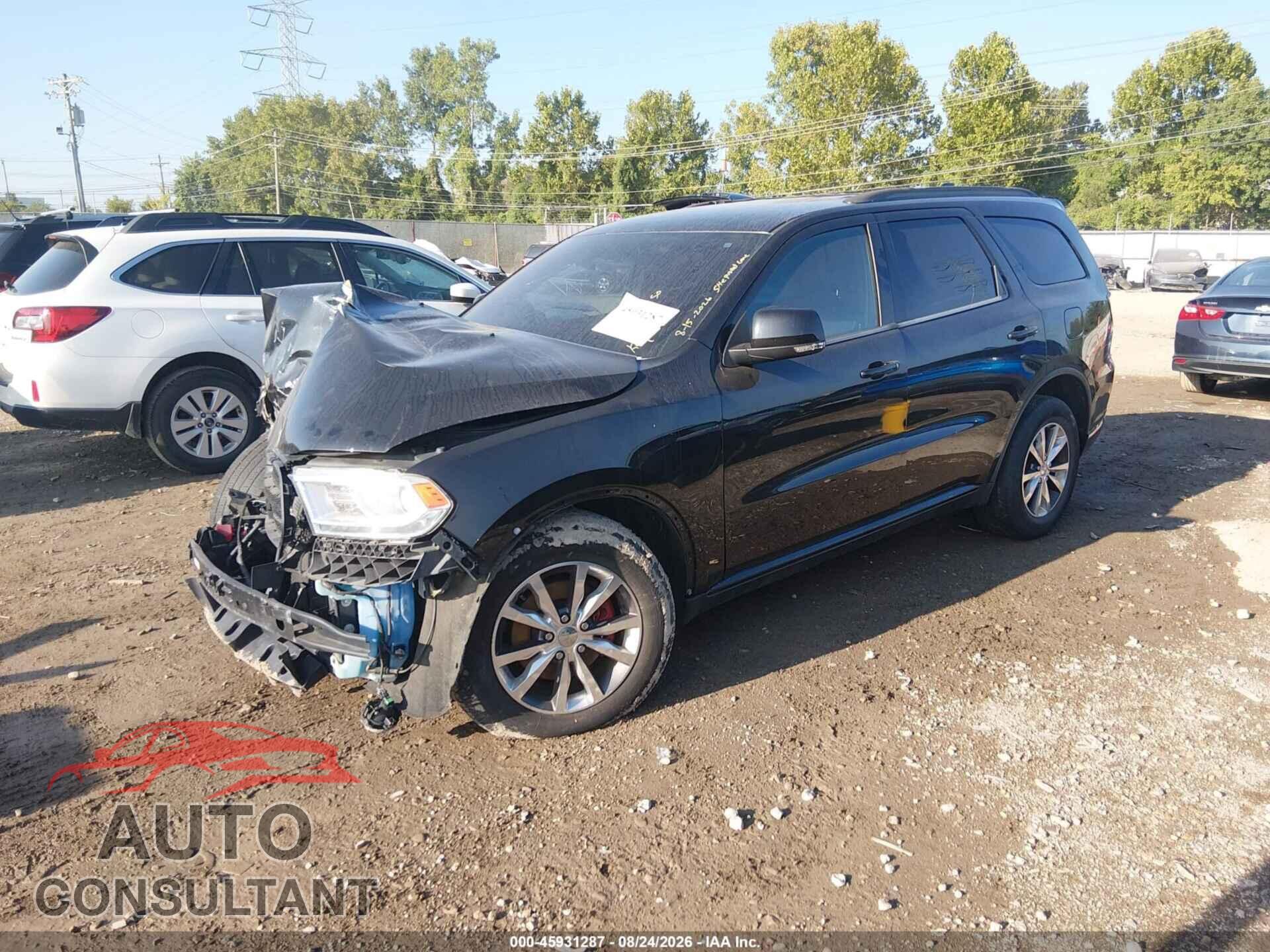 DODGE DURANGO 2016 - 1C4RDHDG1GC466563