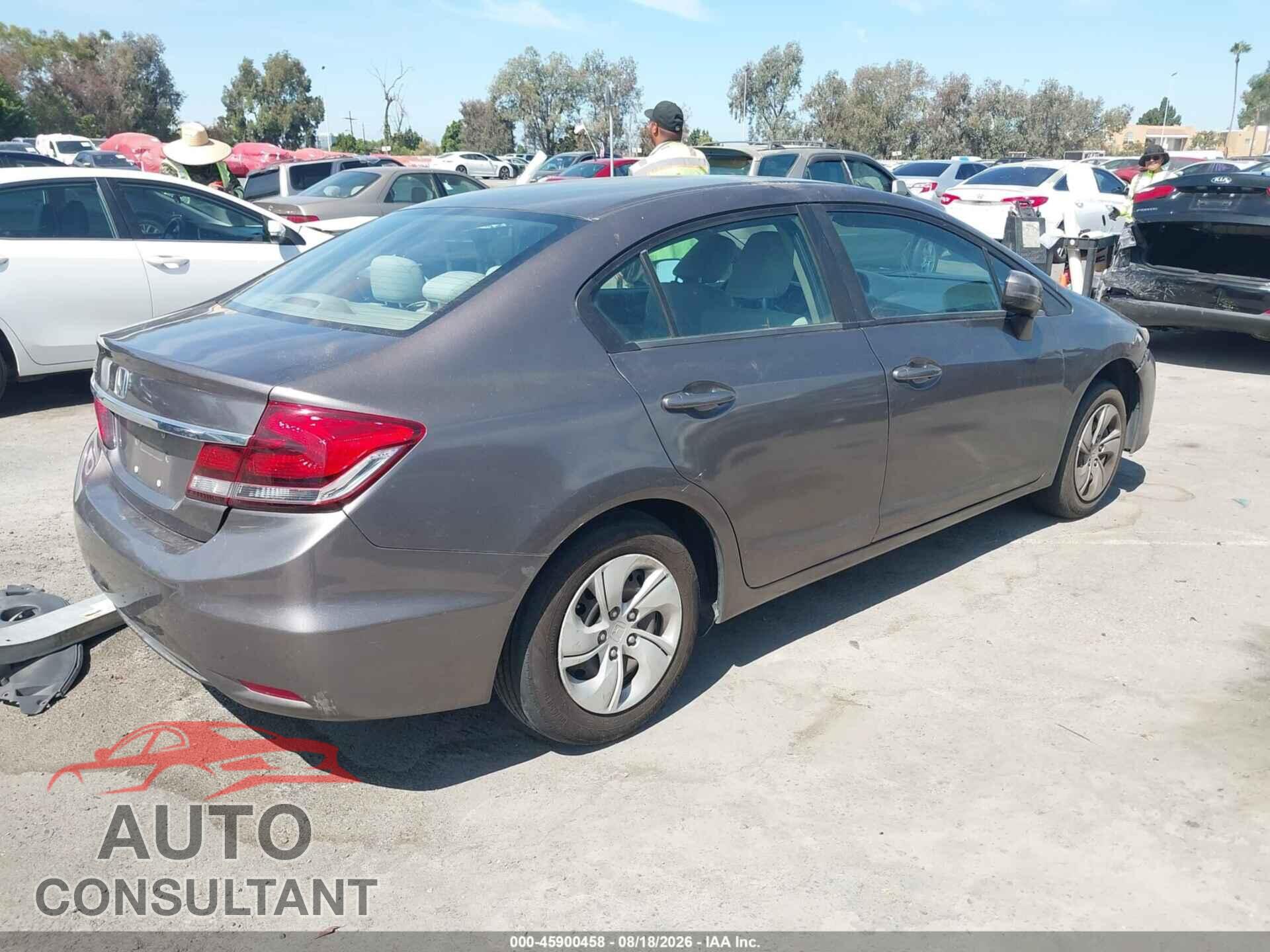 HONDA CIVIC 2014 - 19XFB2F58EE256193