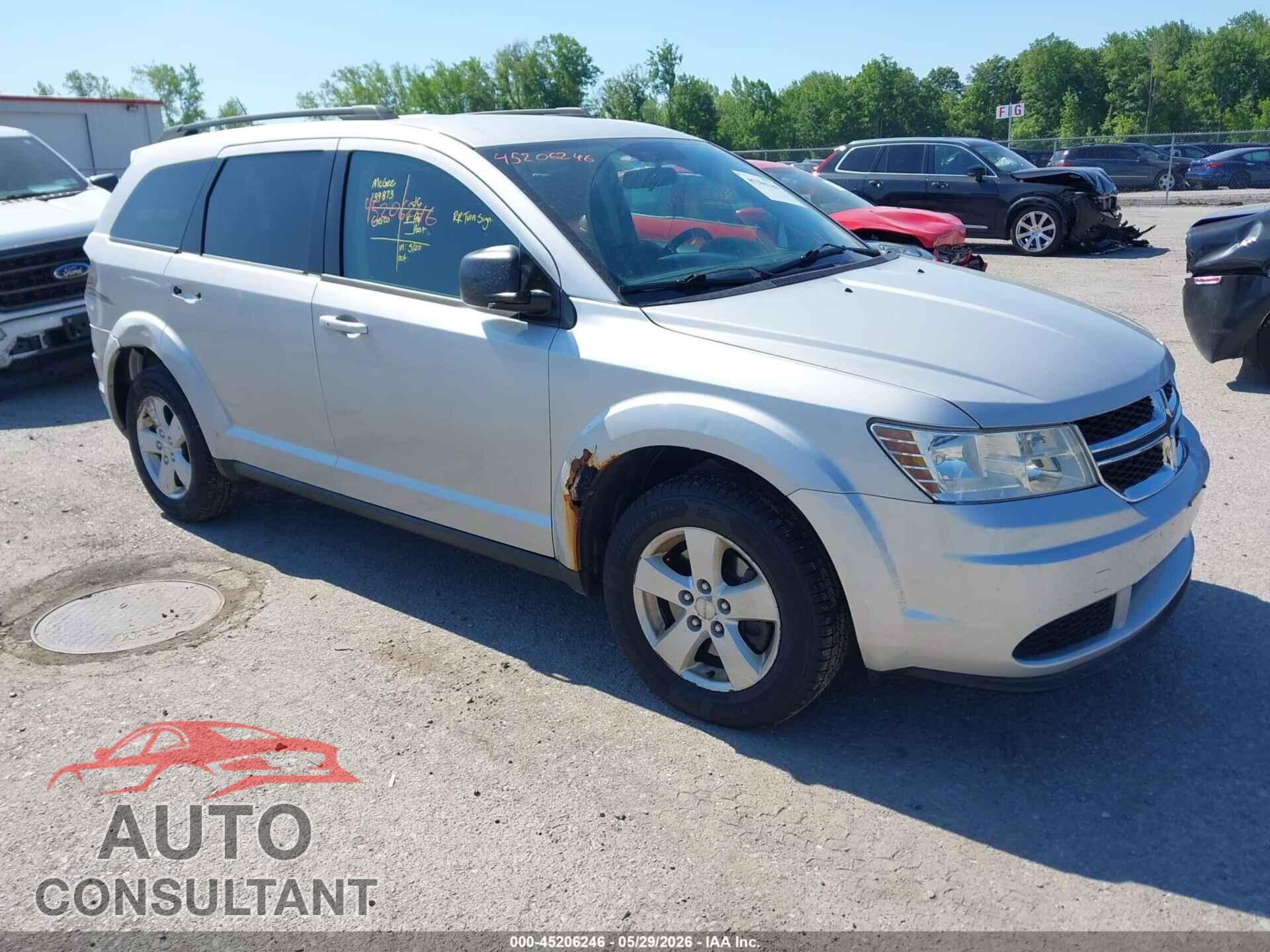 DODGE JOURNEY 2013 - 3C4PDCAB1DT533486