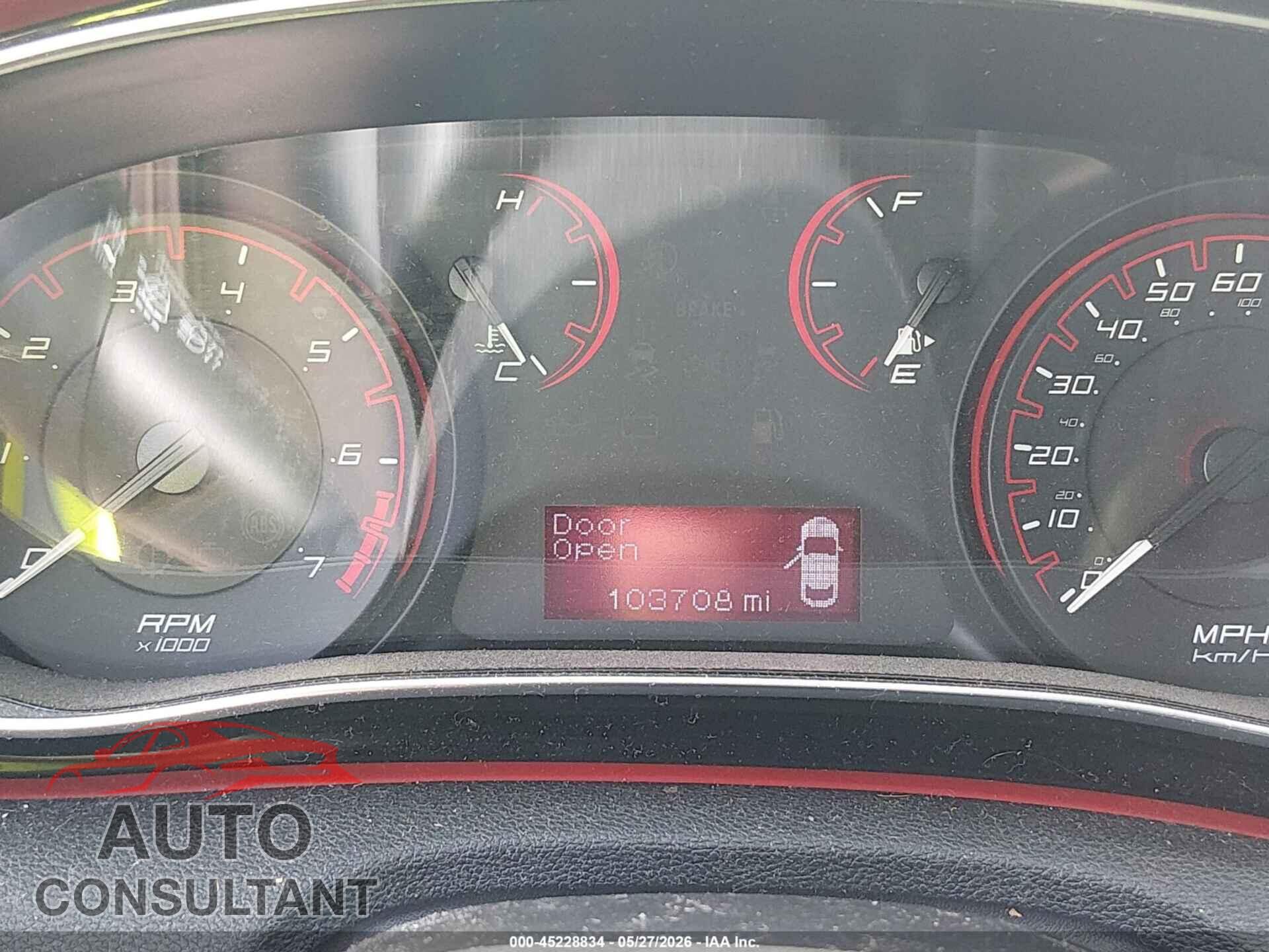 DODGE DART 2016 - 1C3CDFAA9GD516344