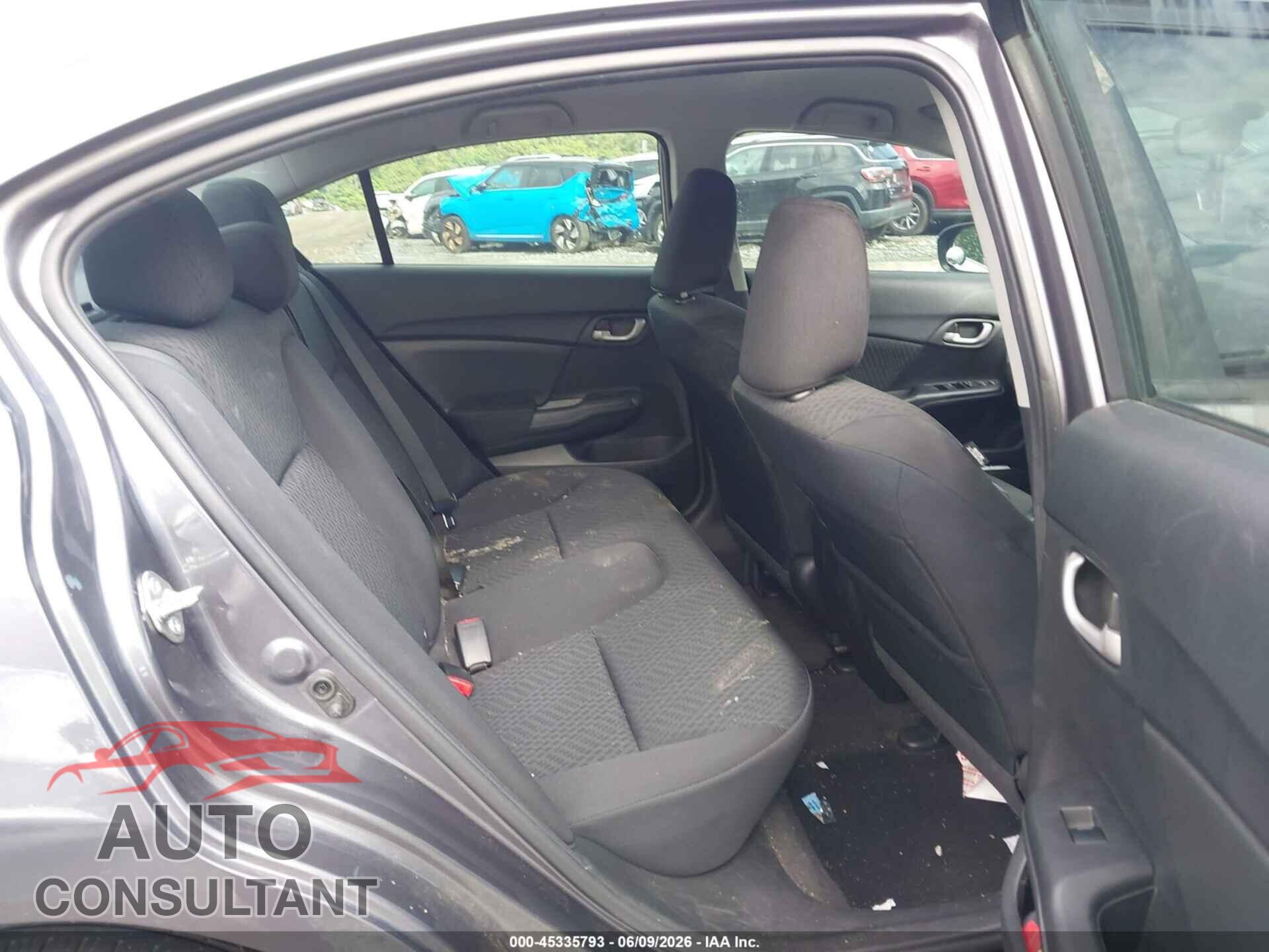HONDA CIVIC 2015 - 19XFB2F57FE070453
