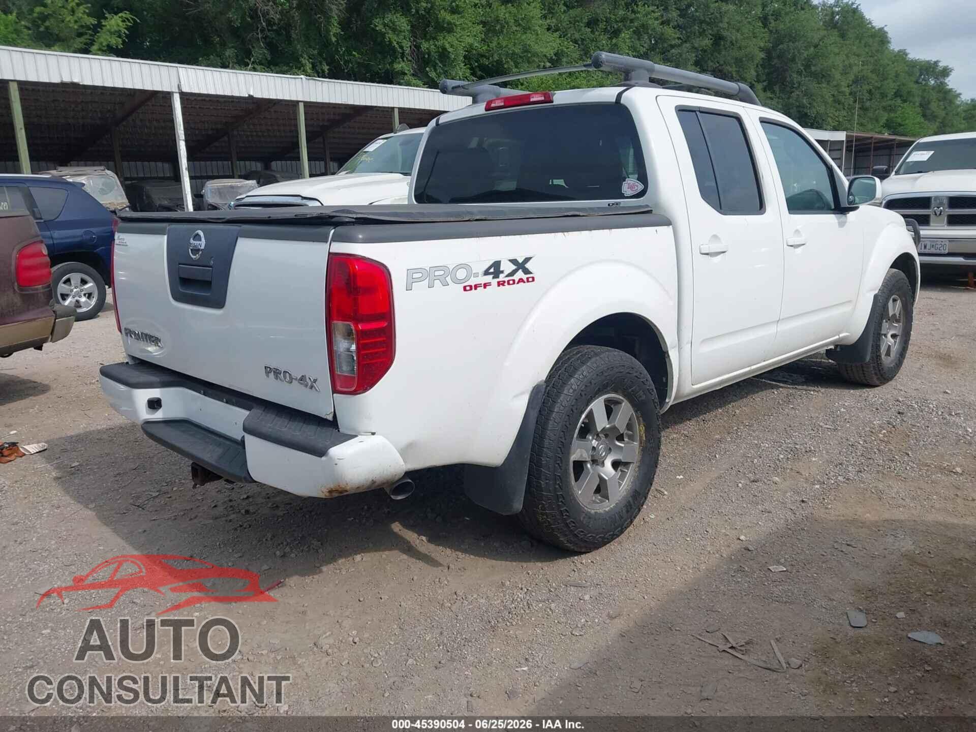 NISSAN FRONTIER 2011 - 1N6AD0EV7BC448232