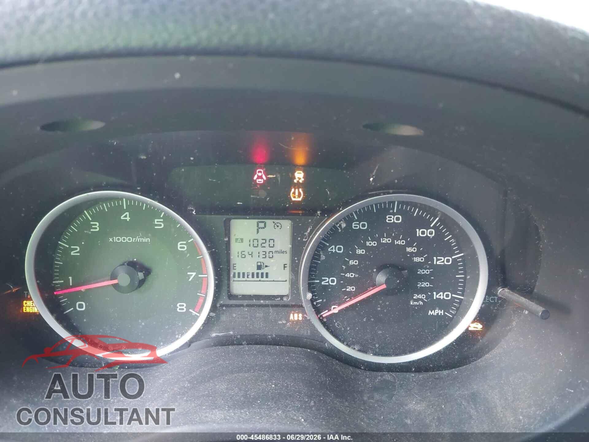 SUBARU FORESTER 2015 - JF2SJADC4FH404530