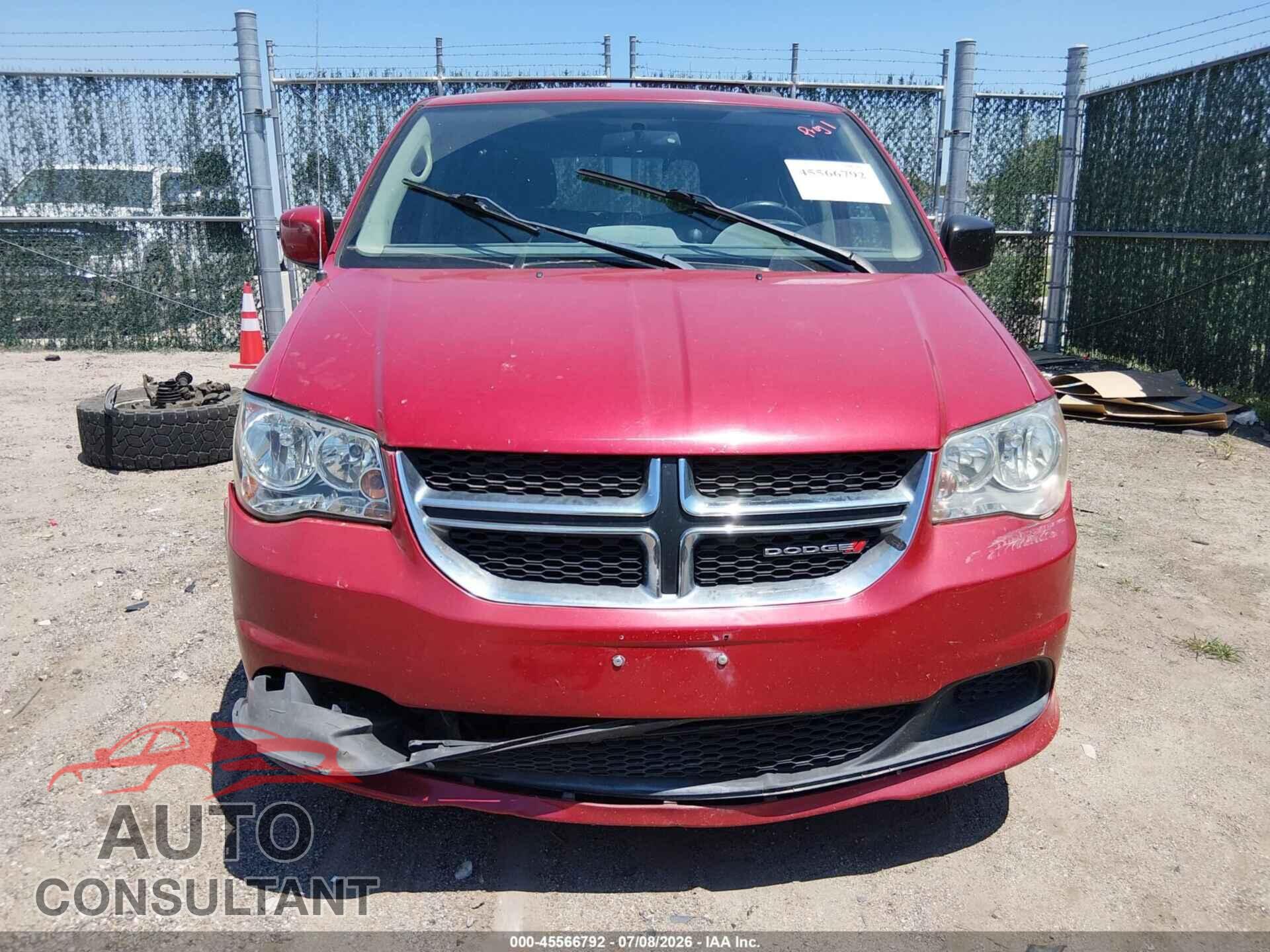 DODGE GRAND CARAVAN 2013 - 2C4RDGCG3DR626330