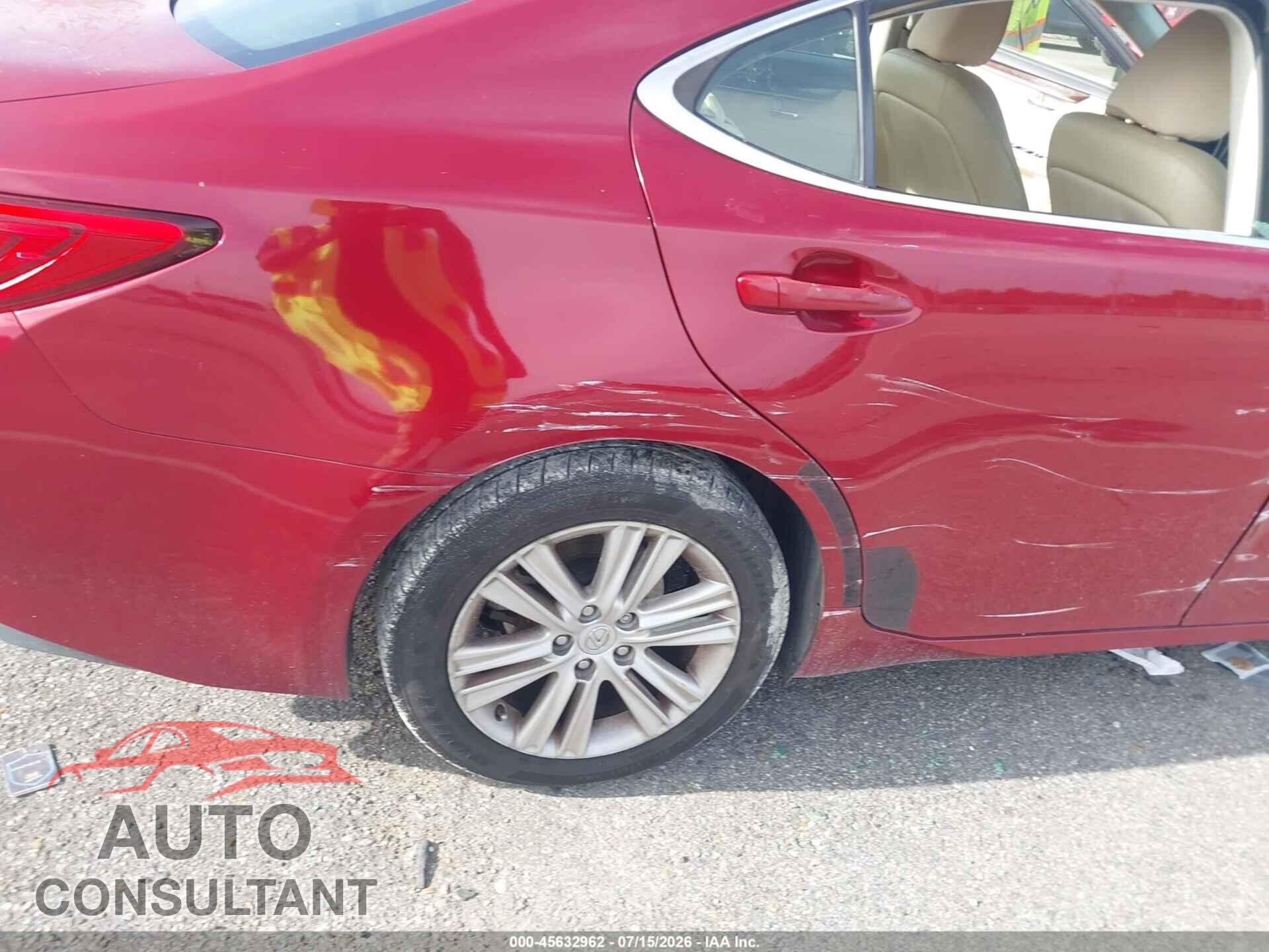 LEXUS ES 350 2015 - JTHBK1GG6F2206110